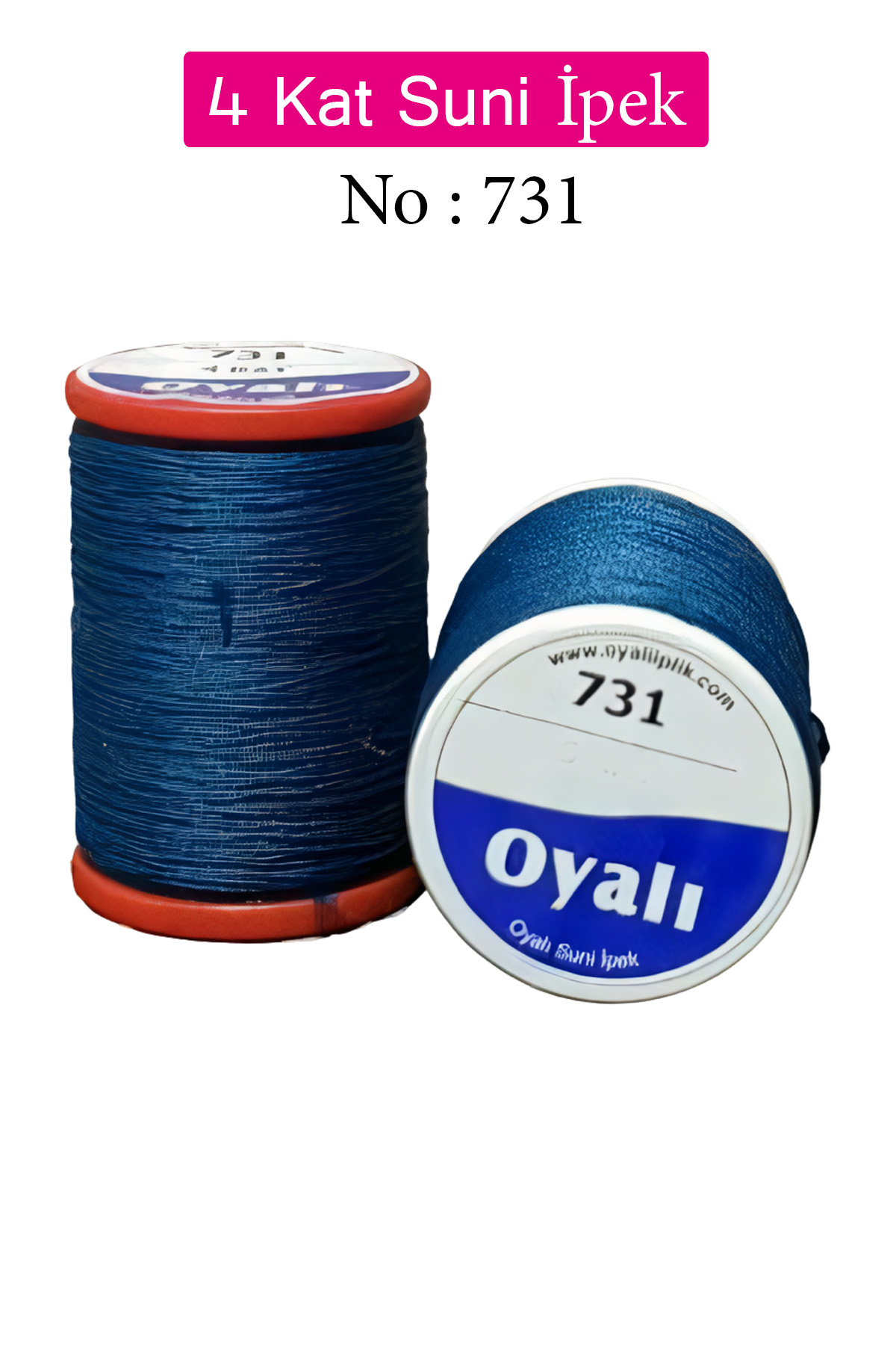 Oyalı 4 Kat Suni İpek İplik İğne Oyası Boncuk İpi Tığ Oyası No:73
