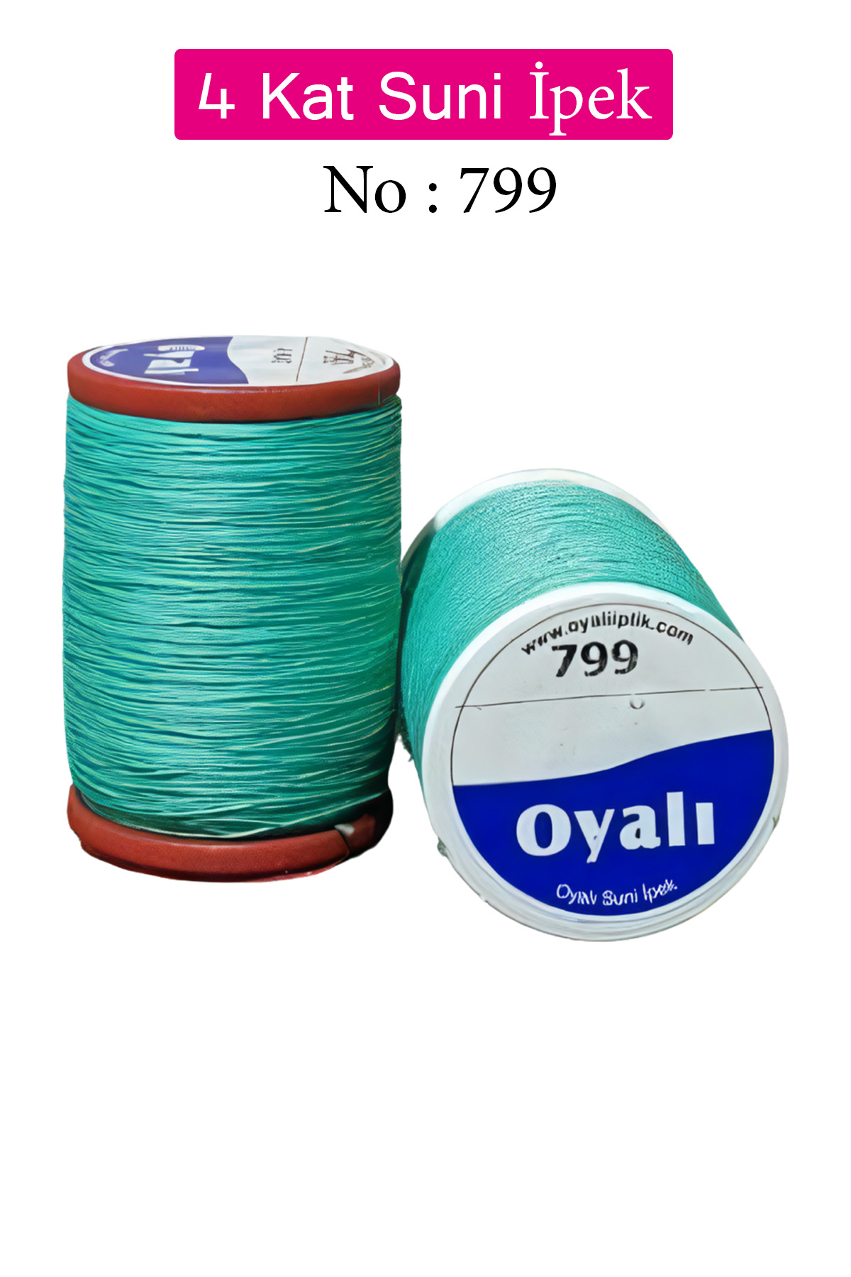 Oyalı 4 Kat Suni İpek İplik İğne Oyası Boncuk İpi Tığ Oyası No:79