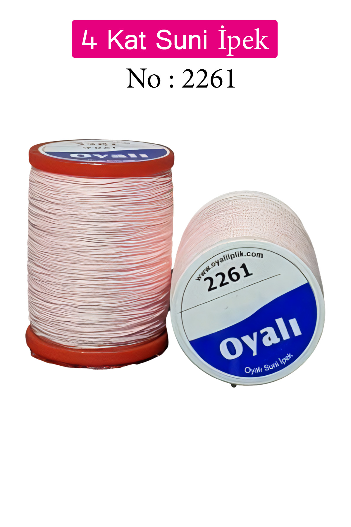 Oyalı 4 Kat Suni İpek İplik İğne Oyası Boncuk İpi Tığ Oyası No:22