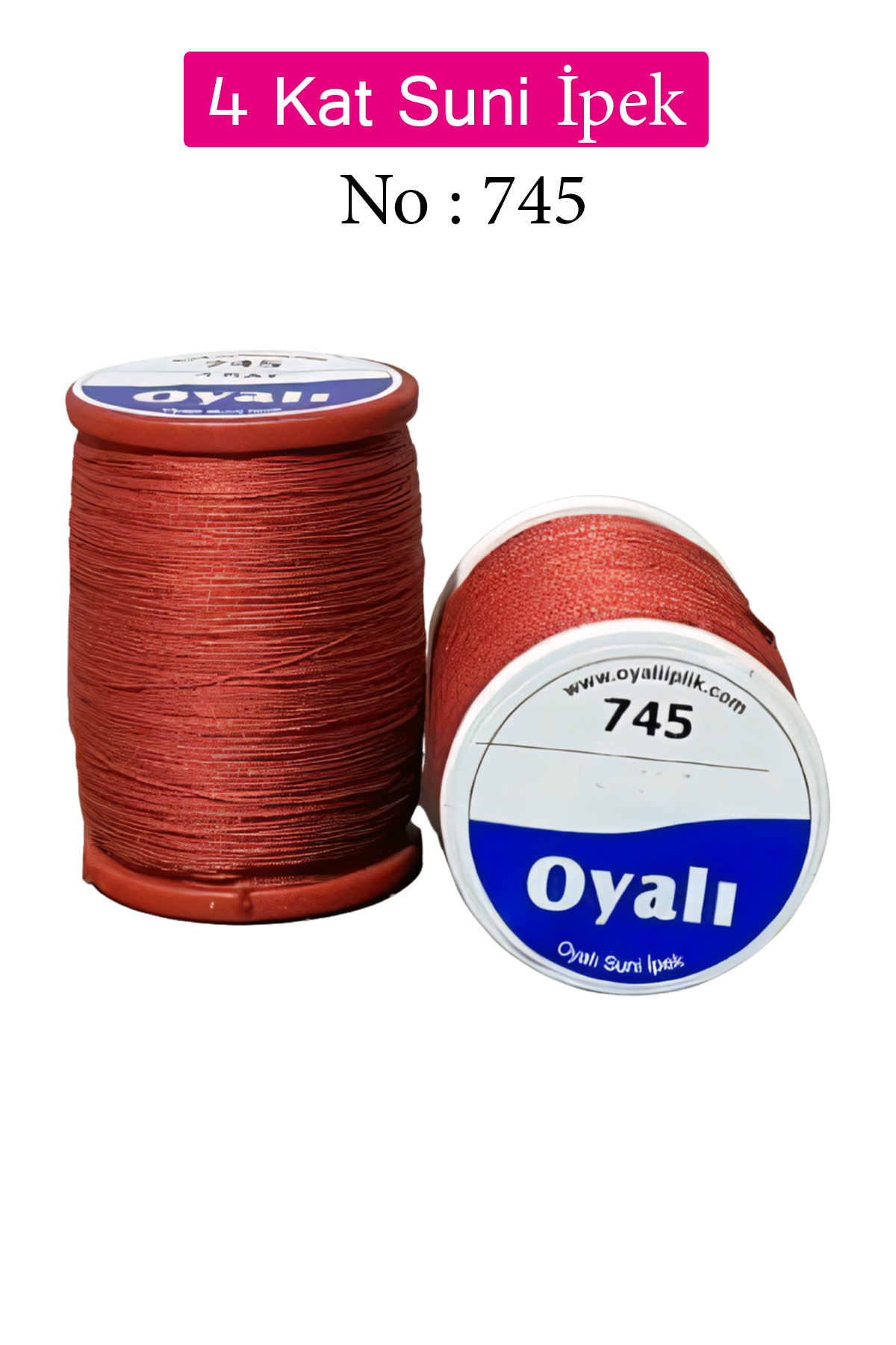 Oyalı 4 Kat Suni İpek İplik İğne Oyası Boncuk İpi Tığ Oyası No:74