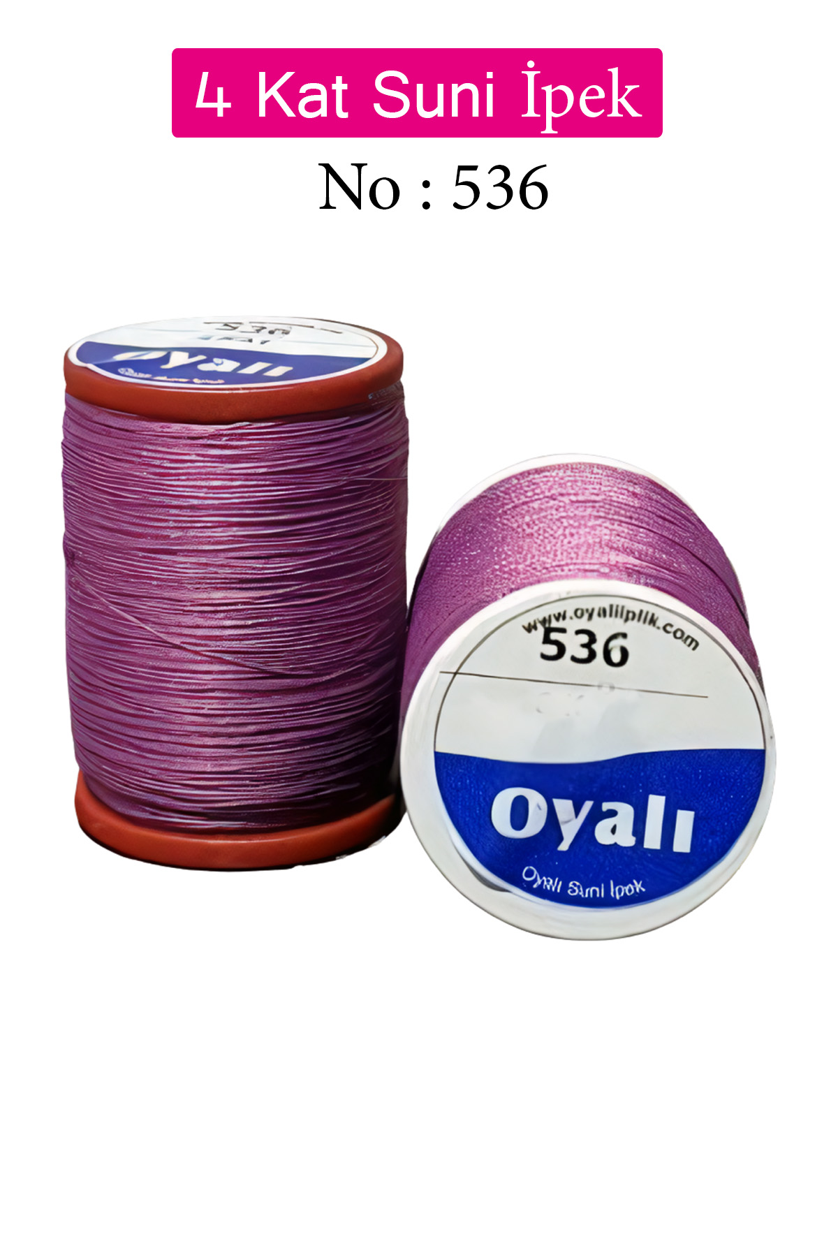 Oyalı 4 Kat Suni İpek İplik İğne Oyası Boncuk İpi Tığ Oyası No:53