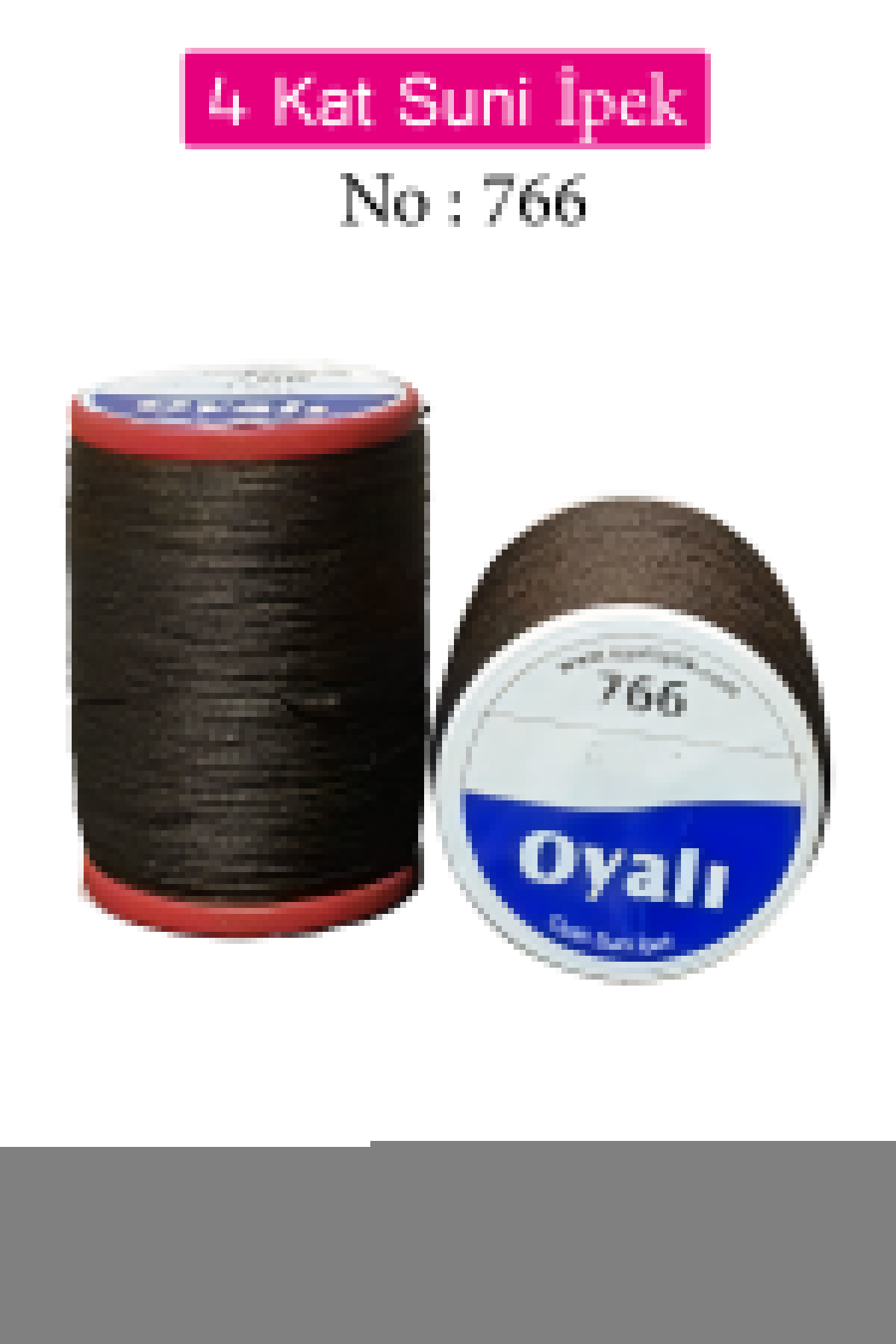 Oyalı 4 Kat Suni İpek İplik İğne Oyası Boncuk İpi Tığ Oyası No:76