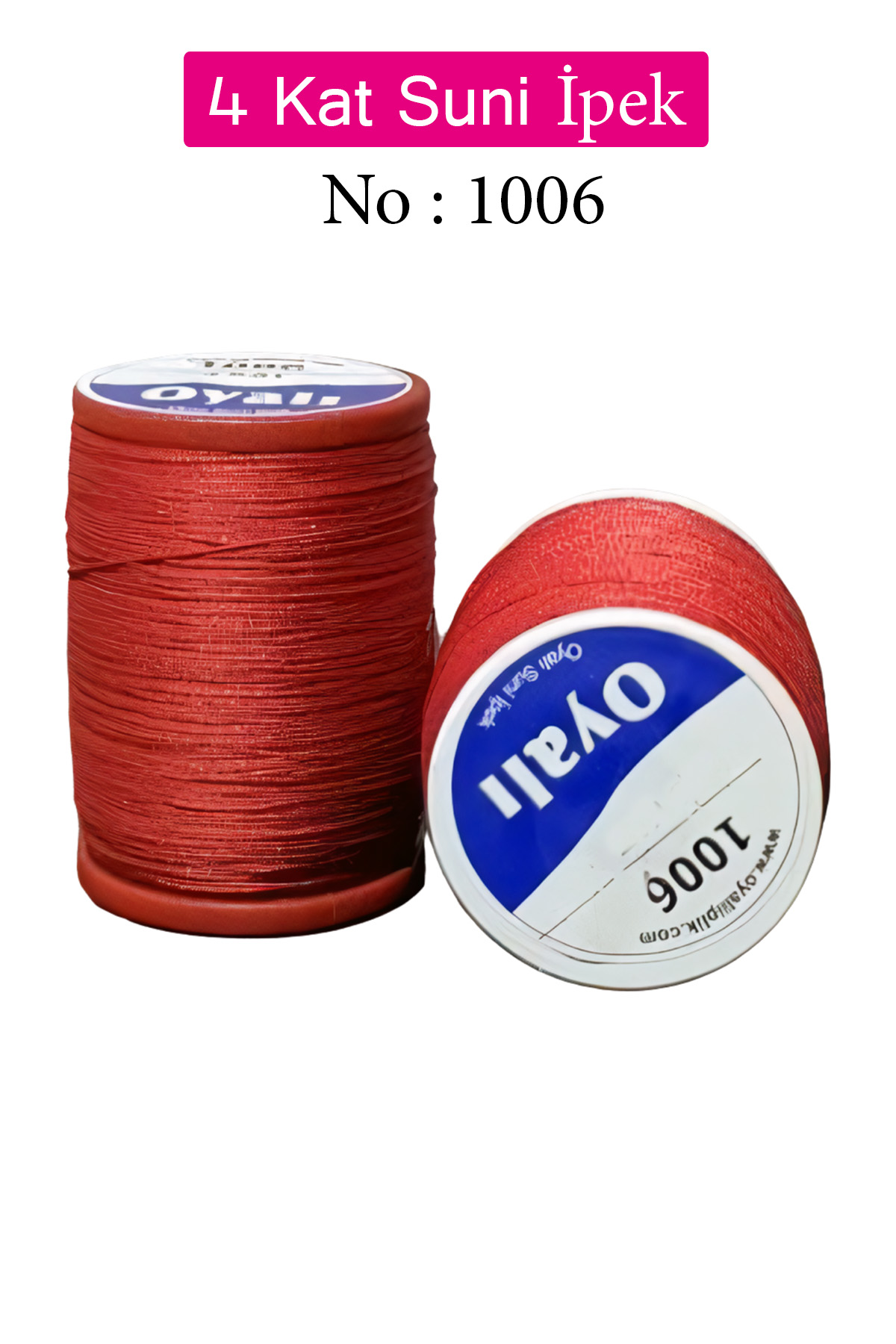 Oyalı 4 Kat Suni İpek İplik İğne Oyası Boncuk İpi Tığ Oyası No:10
