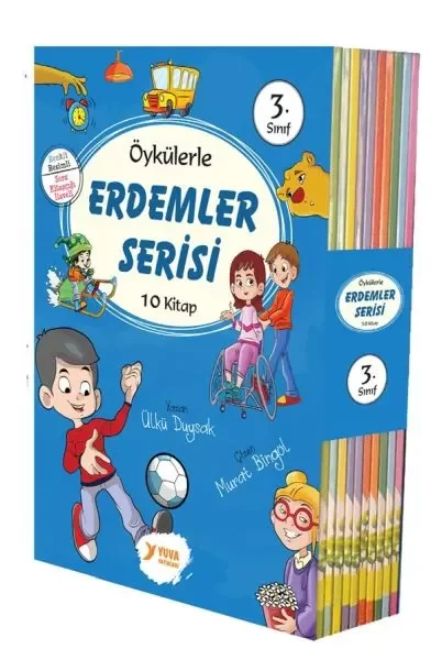 Öykülerle Erdemler Serisi 3.Sınıflar 10 Kitap