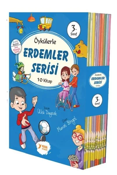 Öykülerle Erdemler Serisi 3.Sınıflar 10 Kitap