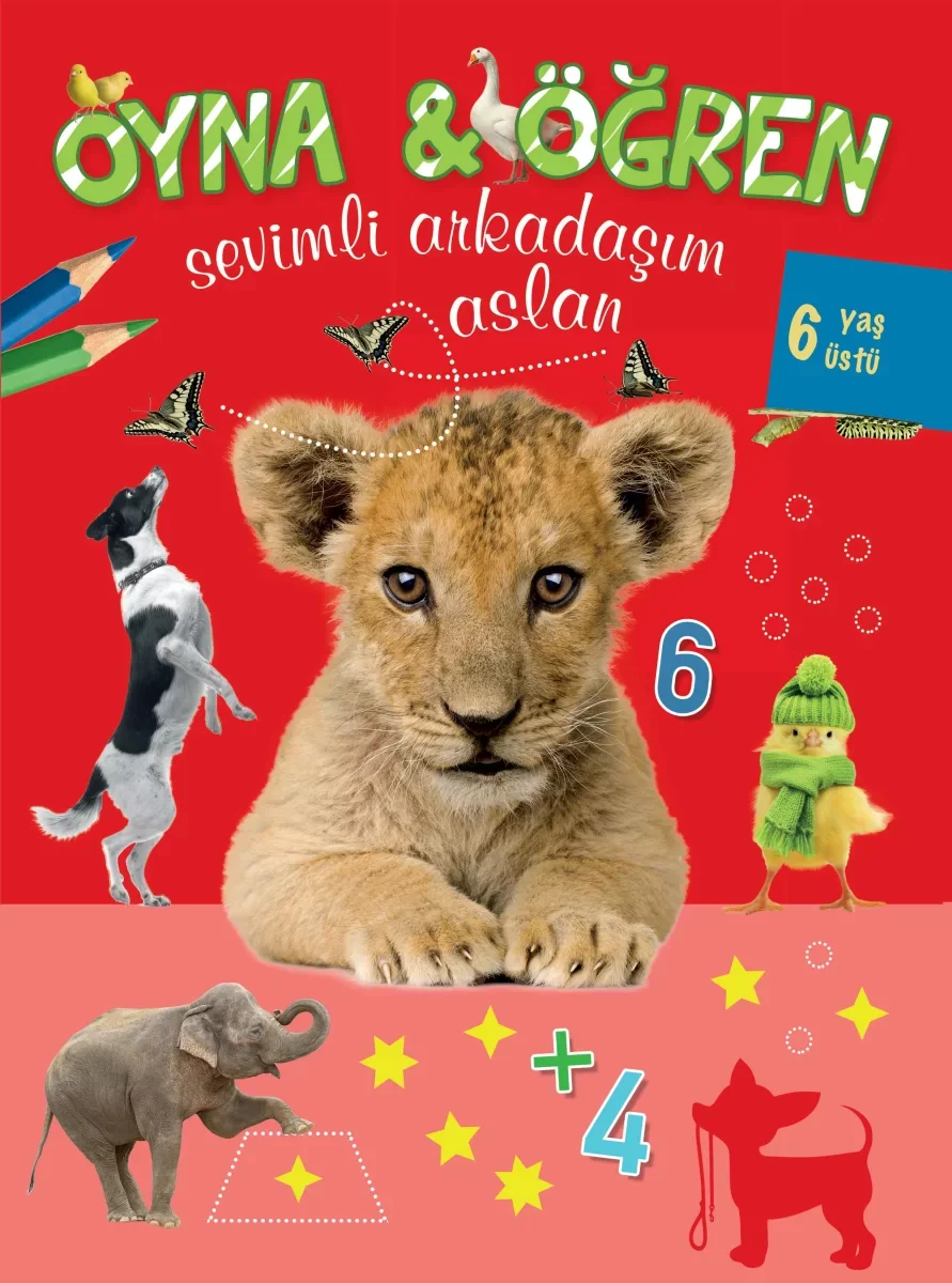 Oyna Öğren Sevimli Arkadaşım Aslan 6 Yaş Üstü