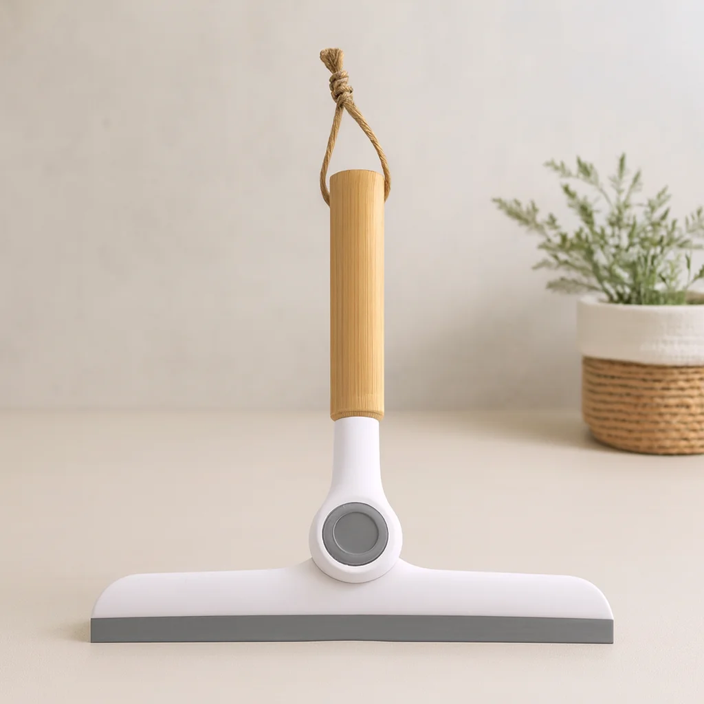 Oynar Başlı Cam Silme Aparatı Ahşap Sap 16.5 cm Uç 24 cm Oynar Başlı Cam Silme Aparatı Ahşap Sap 16.5 cm Uç 24 cm