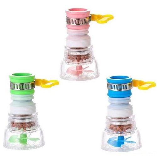 Woody Sofia Oynar Başlıklı  Pervaneli Taşlı Musluk Başlığı