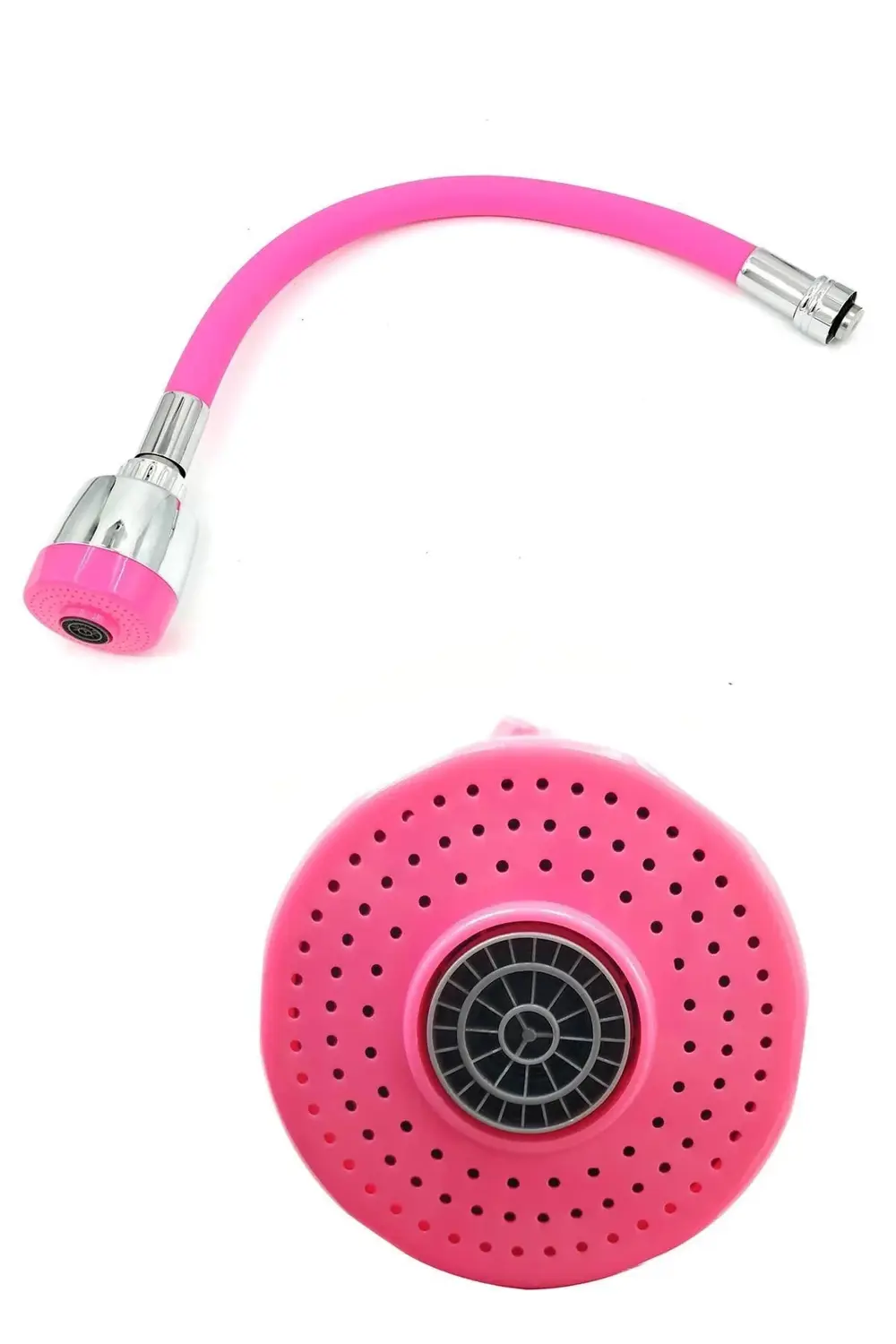 Oynar Başlıklı Tasarruflu Kubar Musluk Borusu ve Başlığı Pembe (5