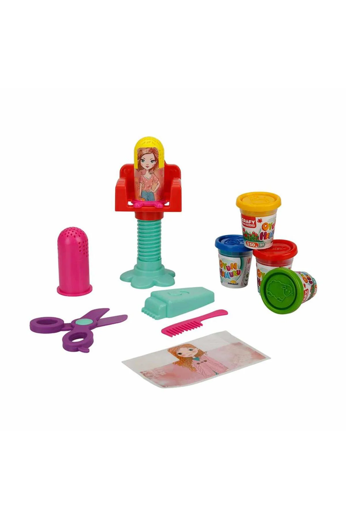 OYUN HAMUR SET ORT SİHİRLİ SALON 4X50GR