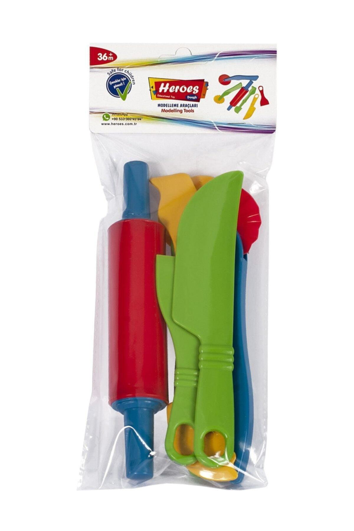 Heros Oyun Hamuru Biçimlendirme Merdane Oyun Seti