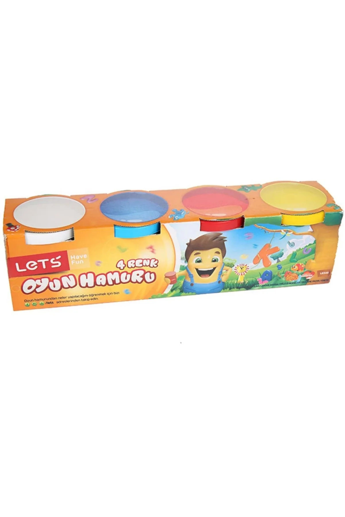 Oyun Hamuru Normal Renkler 4 Renk L8340