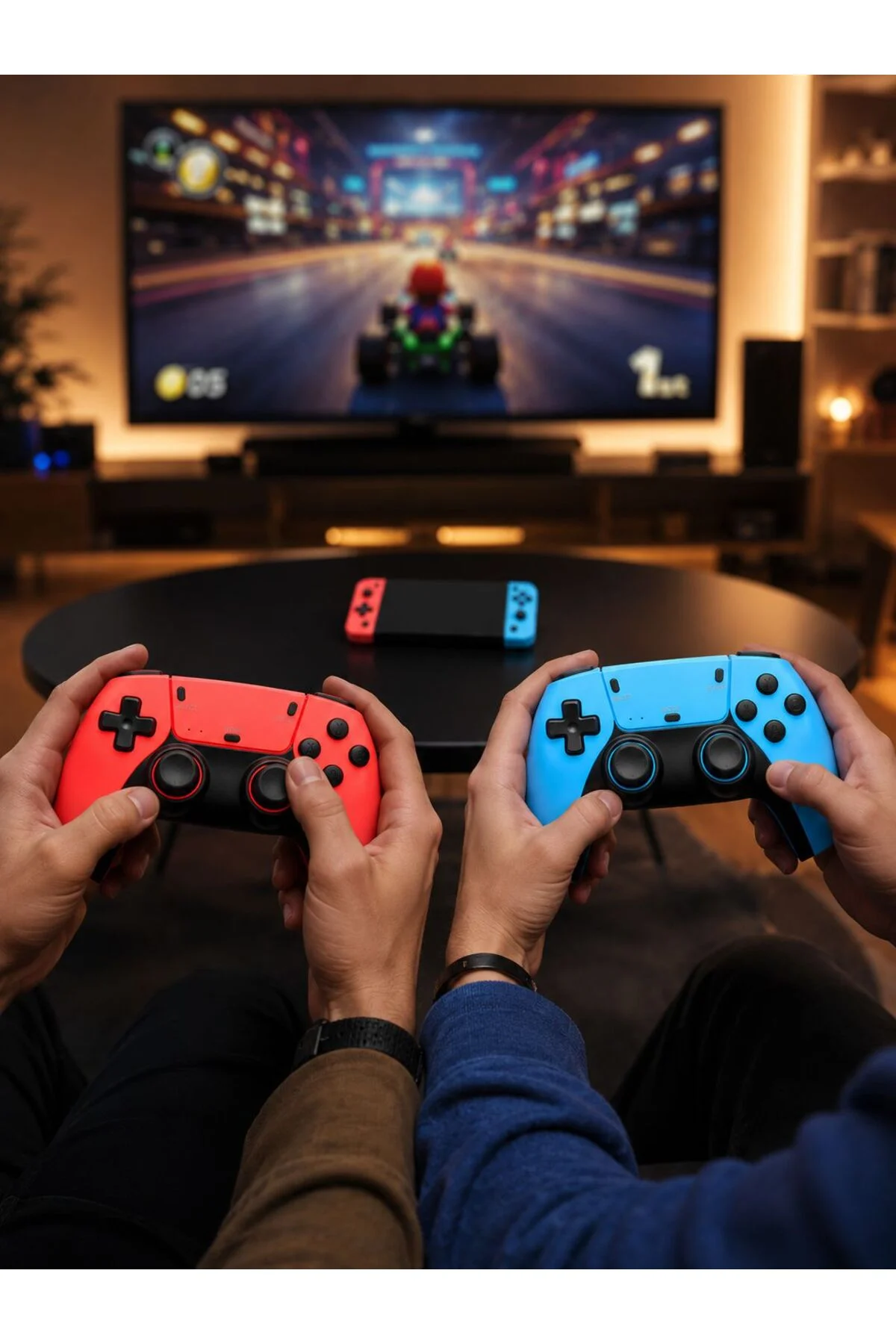 Oyun Konsolu Kablosuz Kontrolcülü Retro Oyun Eğlence Sistemi Oyun Konsolu Kablosuz Kontrolcülü Retro Oyun Eğlence Sistemi - Görsel 5