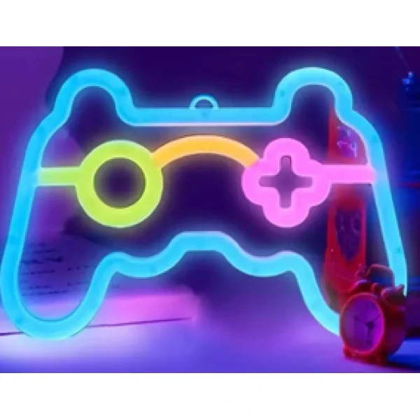 Oyun Konsolu Tasarımlı Neon Led