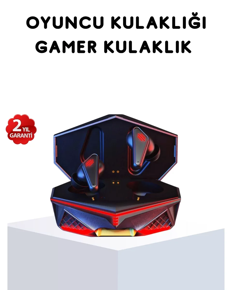 Oyun Kulaklığı: 45ms Ultra Düşük Gecikmeli Bluetooth Kulaklık, 3D Ses ve Gürültü Engelleme ile Rekabetçi Avantaj