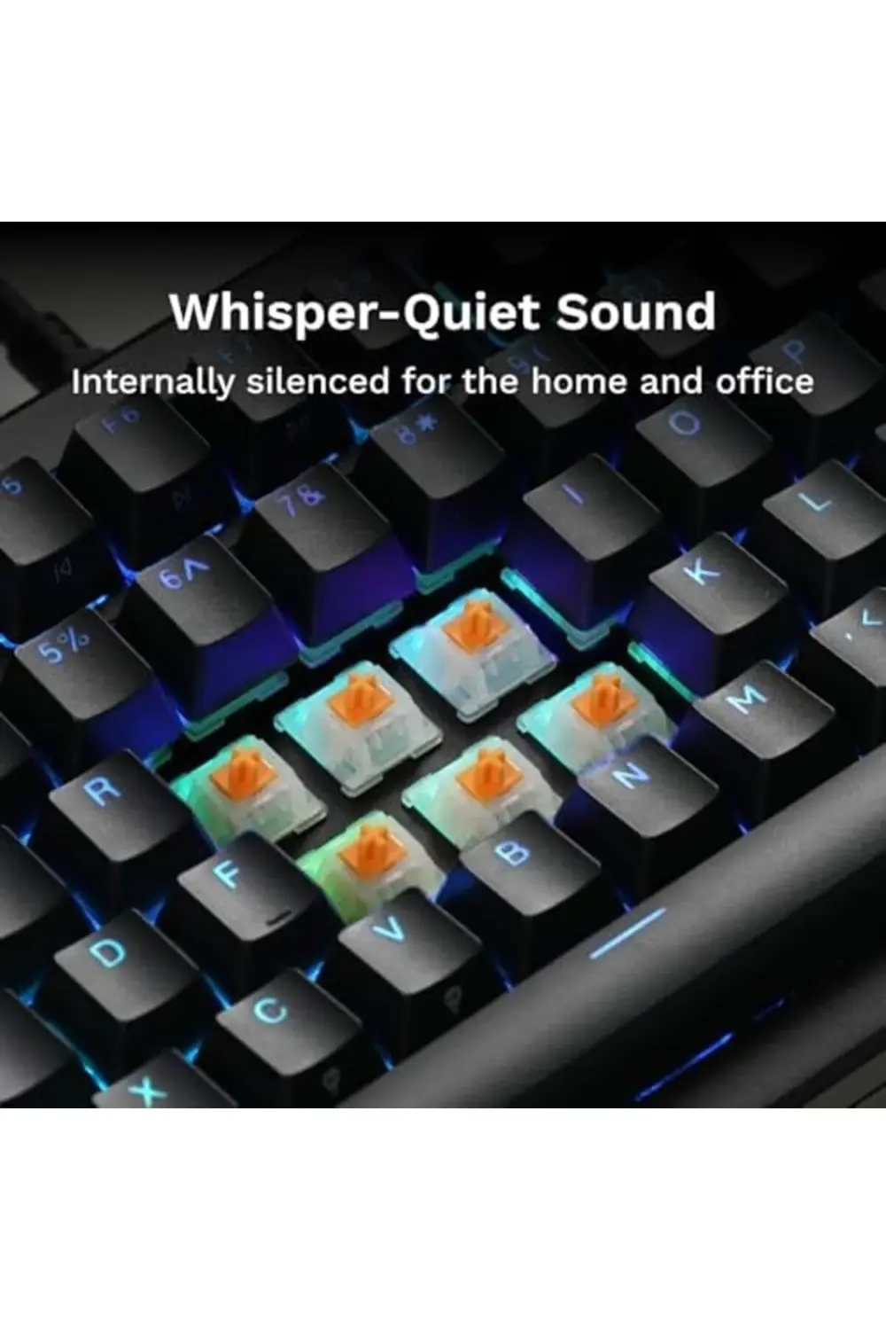 Oyun - Sessiz Anahtarlar (36 ADET) Oyun ve Yazma için Lubed Dokun