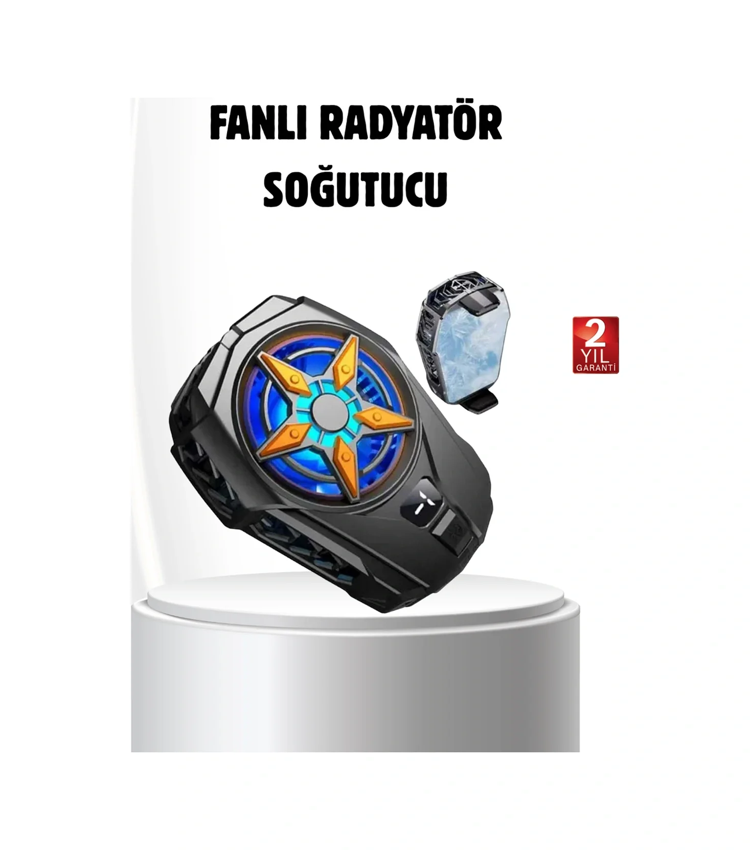 Oyun Telefonu Soğutucu Fan Sessiz Ve Kompakt Mobil Soğutma Cihazı