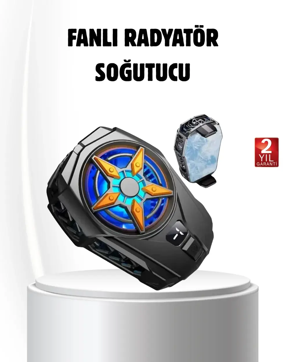 Oyun Telefonu Soğutucu Fan – Şarjlı, Sessiz ve Kompakt Mobil Soğu