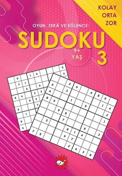 Oyun, Zeka ve Eğlence: Sudoku 3 Kolay, Orta, Zor (9+ Yaş) Fiyatı, Yorumları ve Özellikleri