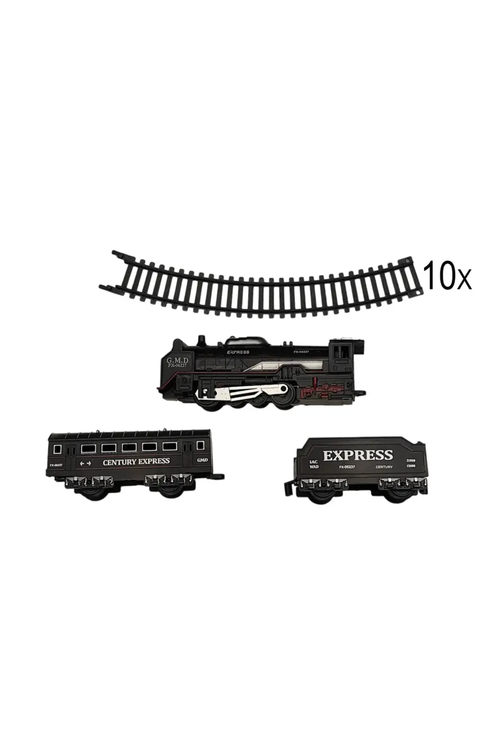 Oyuncak 13 Parça Siyah Küçük Tren Seti  TL02