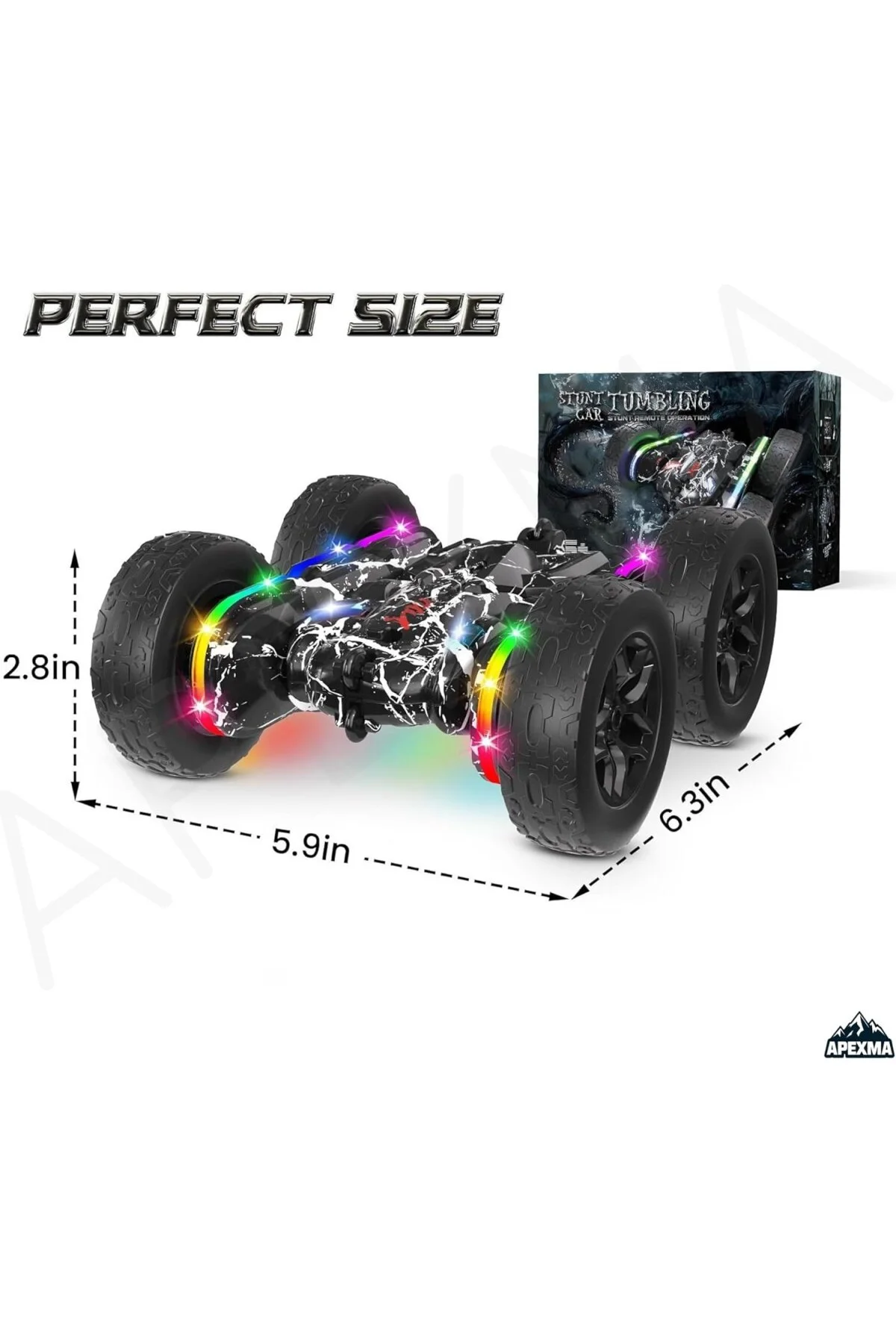 Oyuncak 2.4GHz Uzaktan Kumandalı Şarjlı 360° Dönebilen Örümcek Uğ