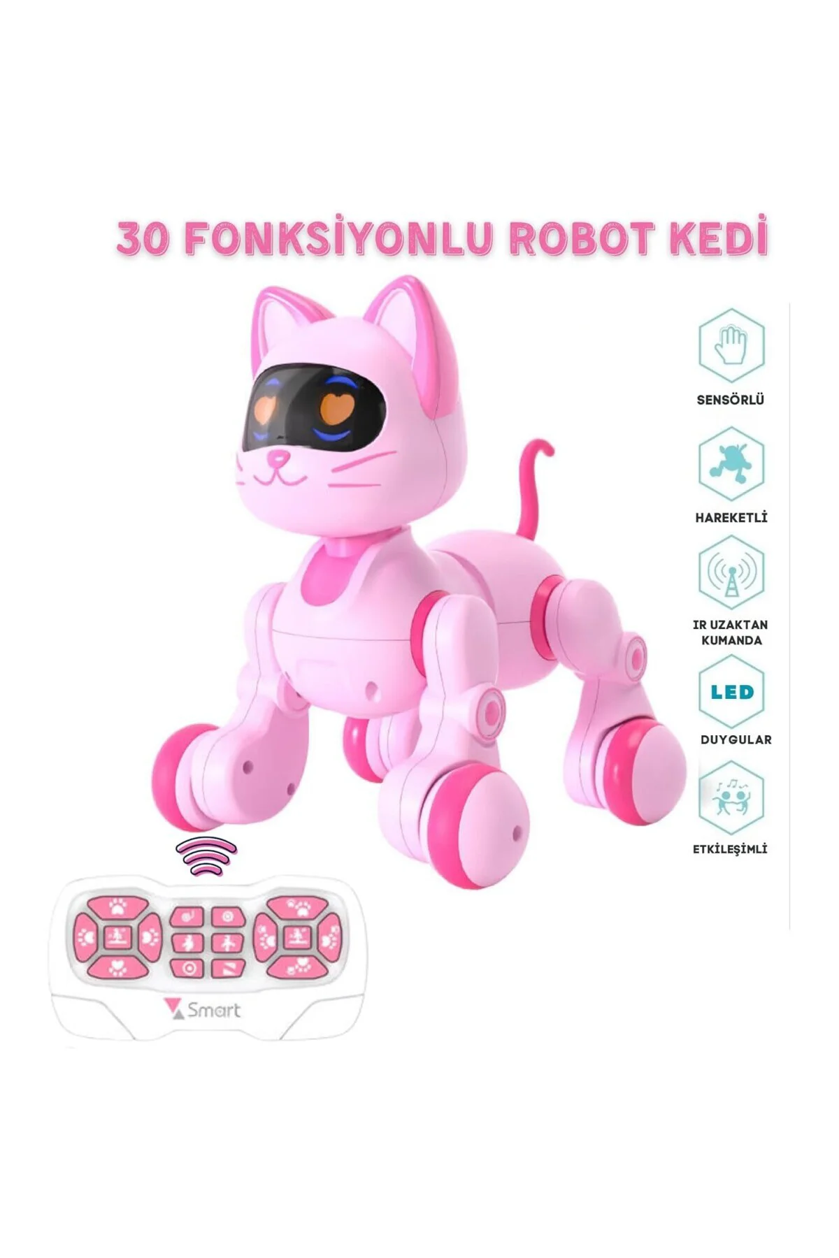 Oyuncak 30 Fonksiyonlu Uzaktan Kumandalı Şarjlı Sesli Işıklı Doku
