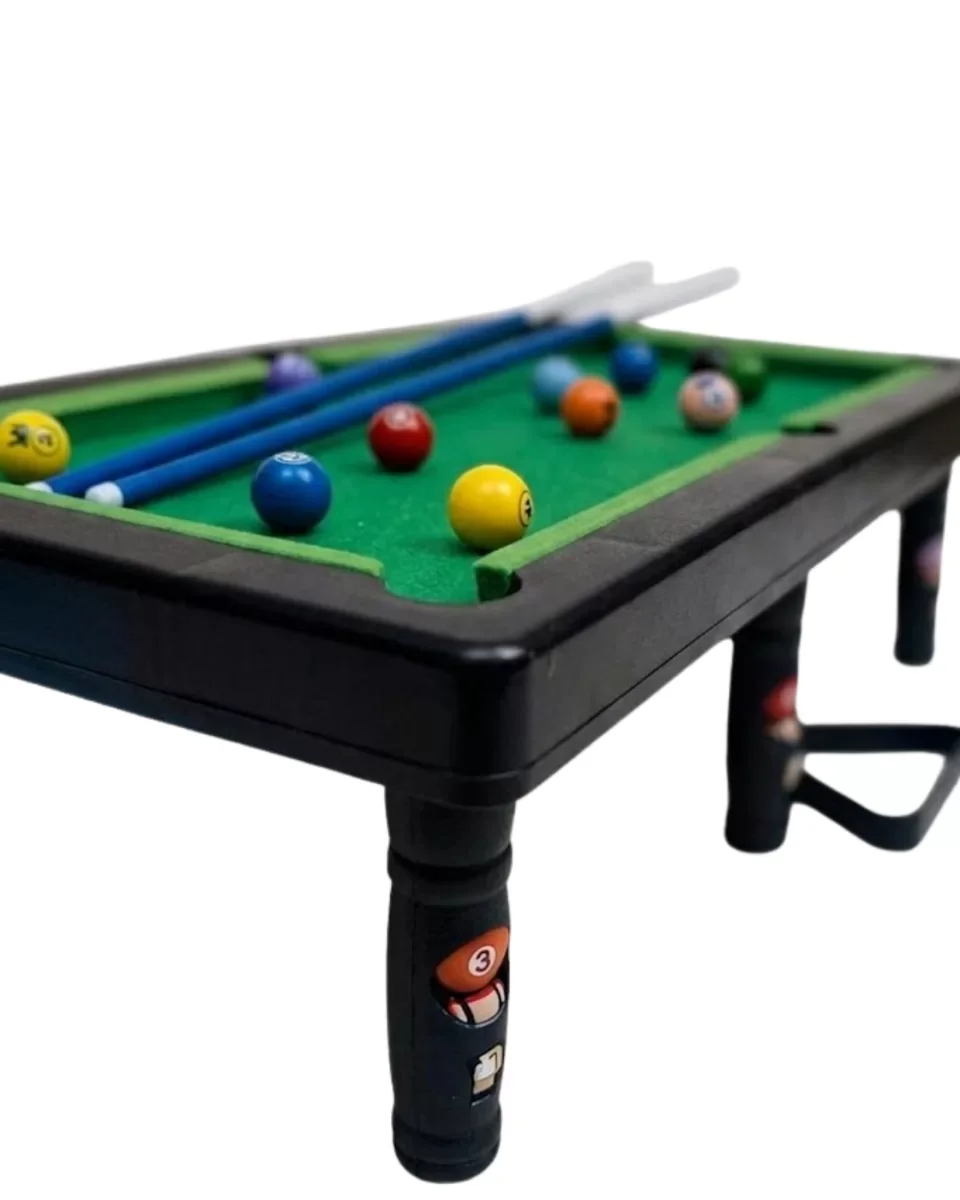 Oyuncak Bilardo Masası Seti Çocuklar İçin Eğlence ve Beceri Oyunu