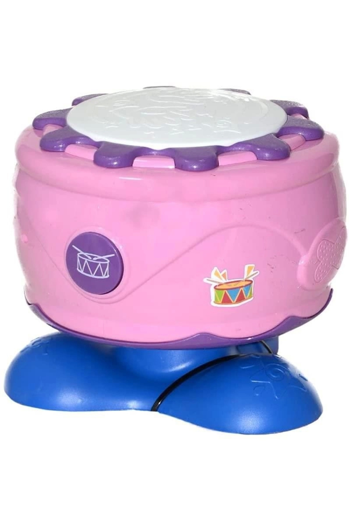 Oyuncak Store Oyuncak Kaya Davul - Pembe - İşıklı Müzikli Oyuncak Davul 8904
