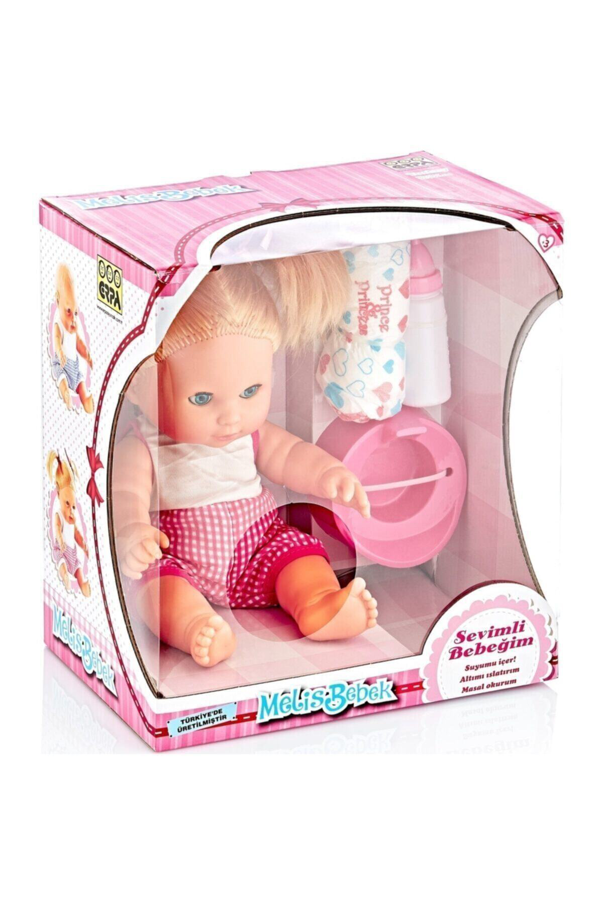 Erpa Oyuncak Melis Bebek Altını İslatan Türkçe Konuşan Et Bebek Seti