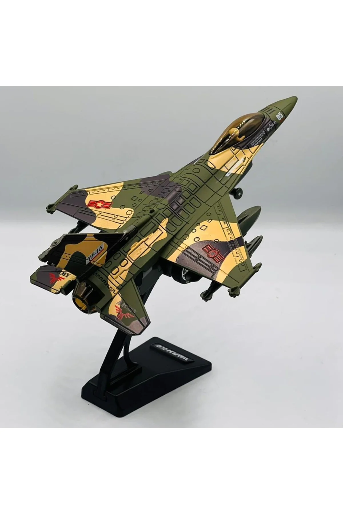 Oyuncak Model Uçak Dahili Şarjlı Buhar Atabilen Metal Kasa Işıklı