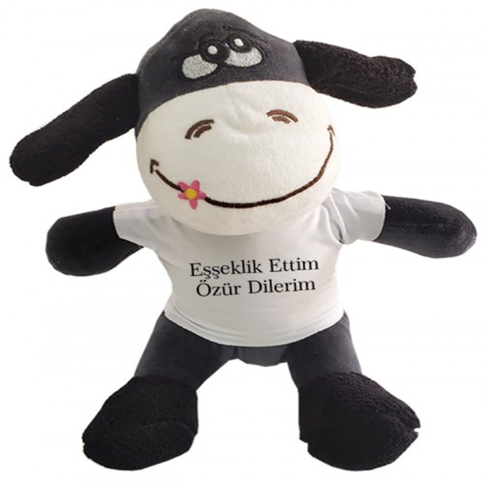 Oyuncak Peluş Eşek Eşeklik Ettim Tişörtlü Oyuncak Peluş Eşek Eşeklik Ettim Tişörtlü