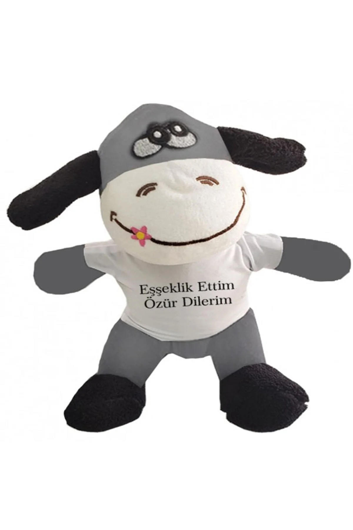 Oyuncak Peluş Eşeklik Ettim Tişörtlü Eşek