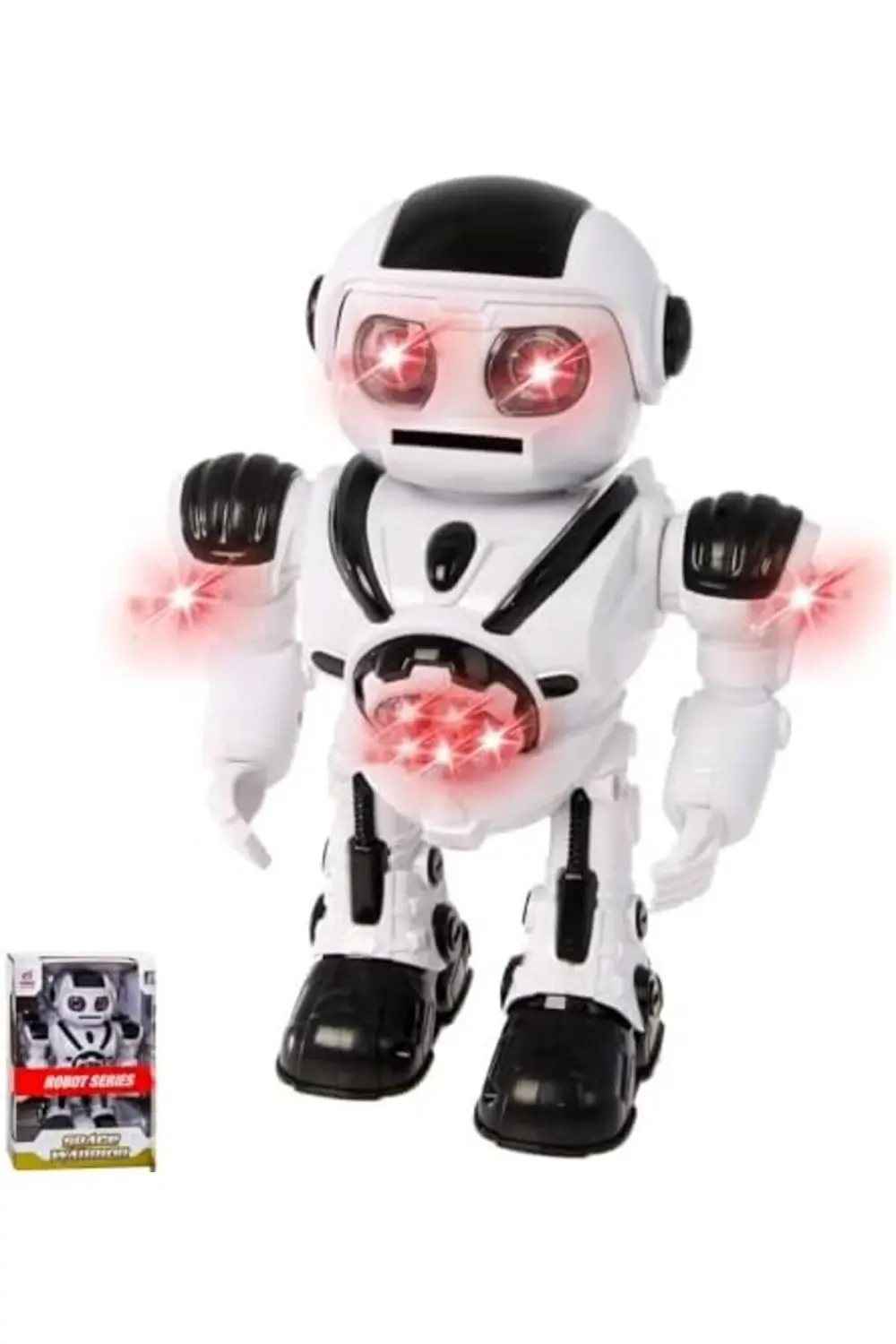 Oyuncak Pilli Işıklı Ve Müzikli Disk Atan 25 Cm Dev (Siyah) 39551