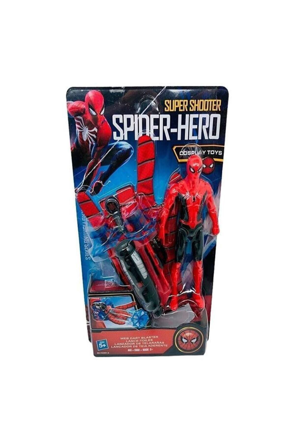 Oyuncak Spiderman Figür Ağ Atan Eldiven YK5991-7P W13, Spiderman 