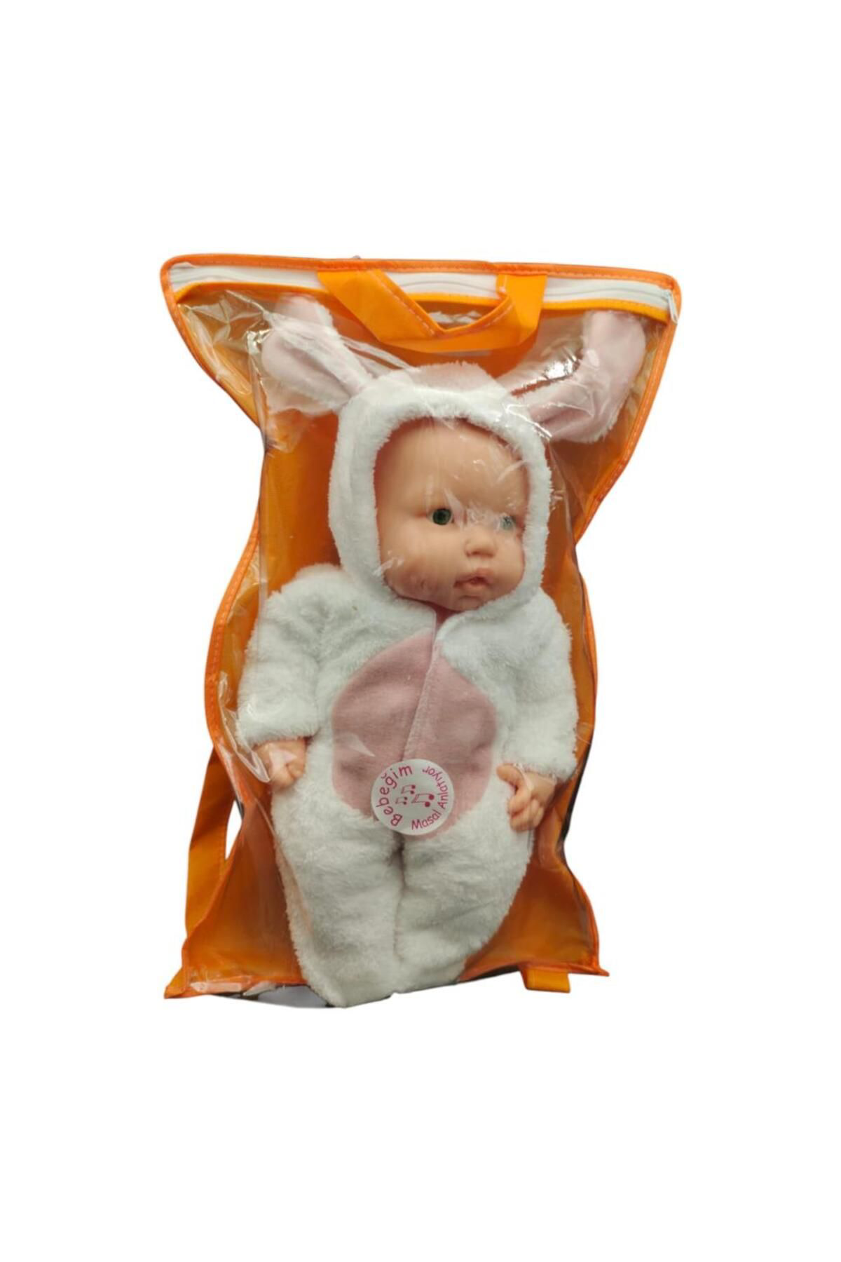 Oyuncak Tavşan Kostümlü Masal Anlatan Tombul Bebek BEYAZ 662300
