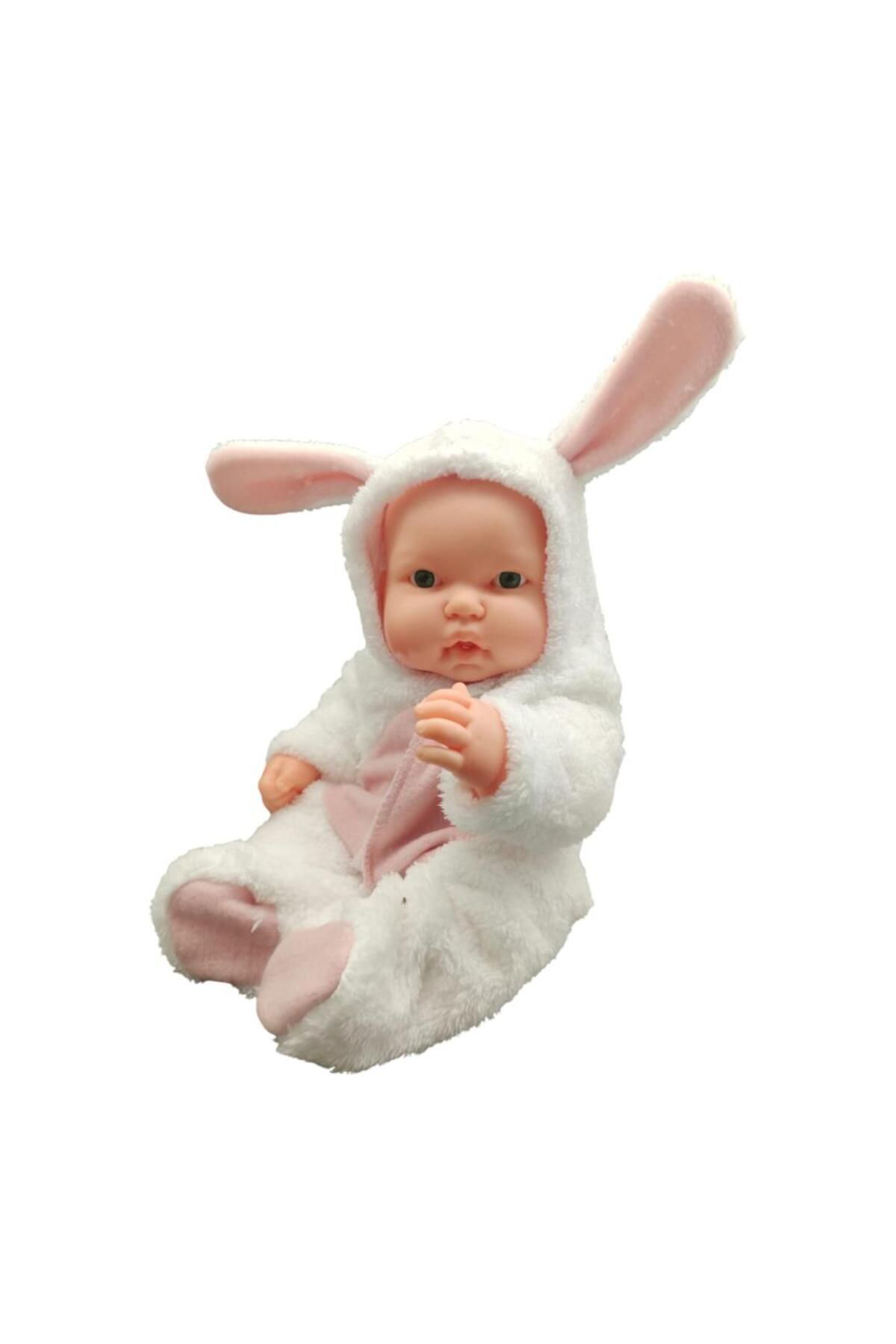 Oyuncak Tavşan Kostümlü Masal Anlatan Tombul Bebek BEYAZ 662300