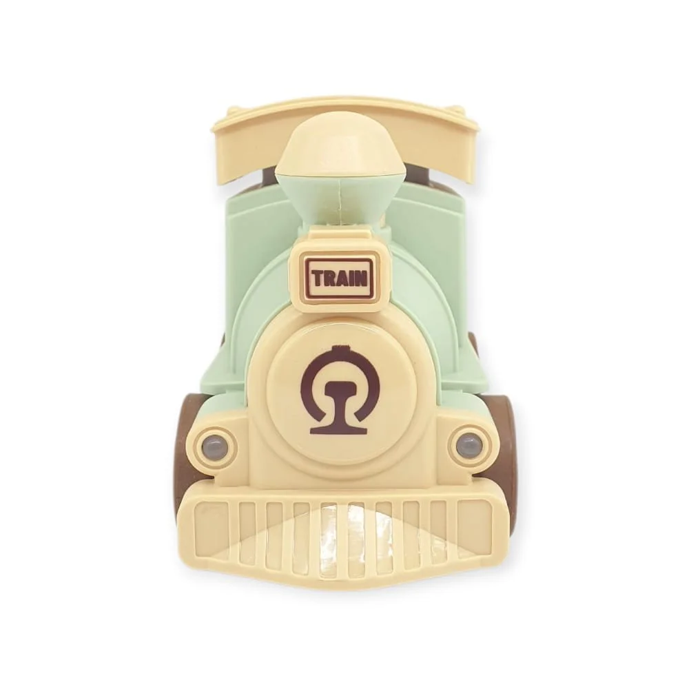 Oyuncak Tren Işıklı Sesli Bas Gitsin 14cm - YEŞİL - 8068A - 1 ADET