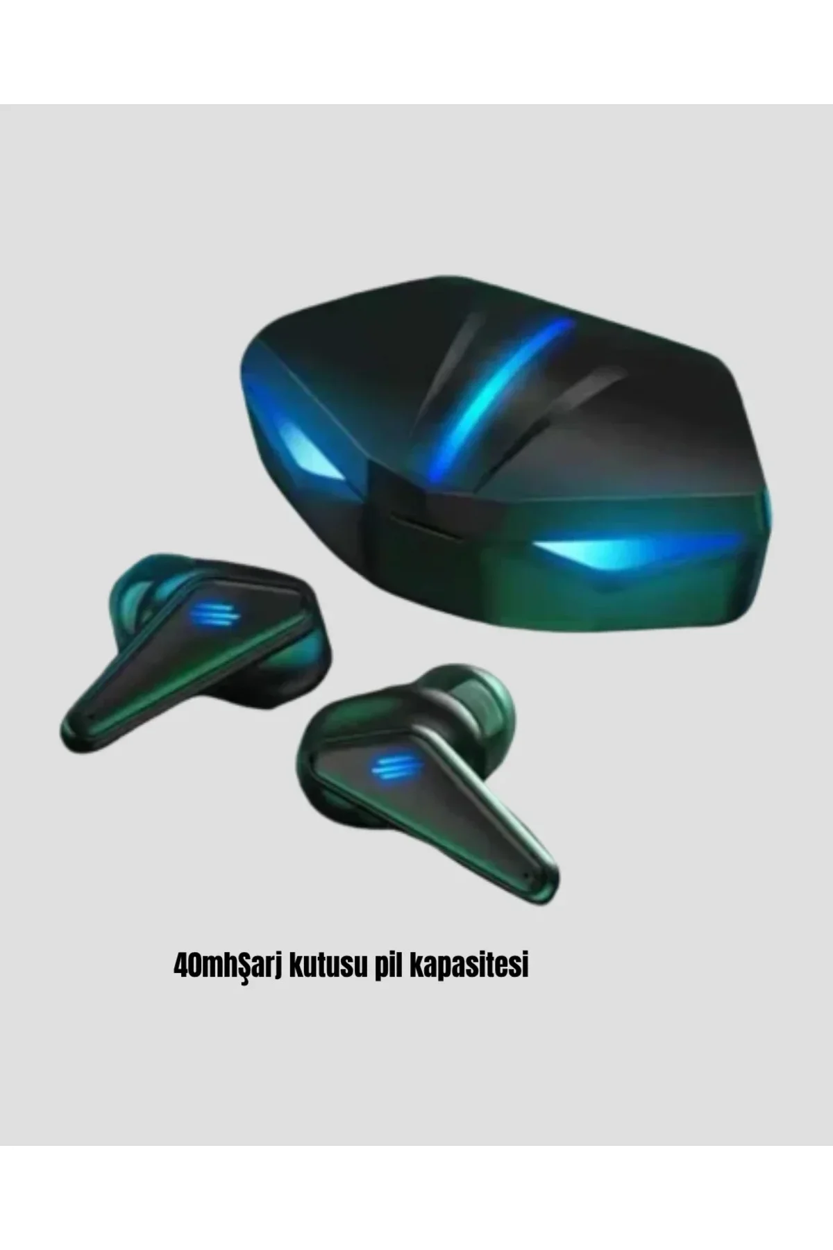 Oyuncu Bluetooth Kulaklık Tam Kablosuz Stereo LED Işıklı