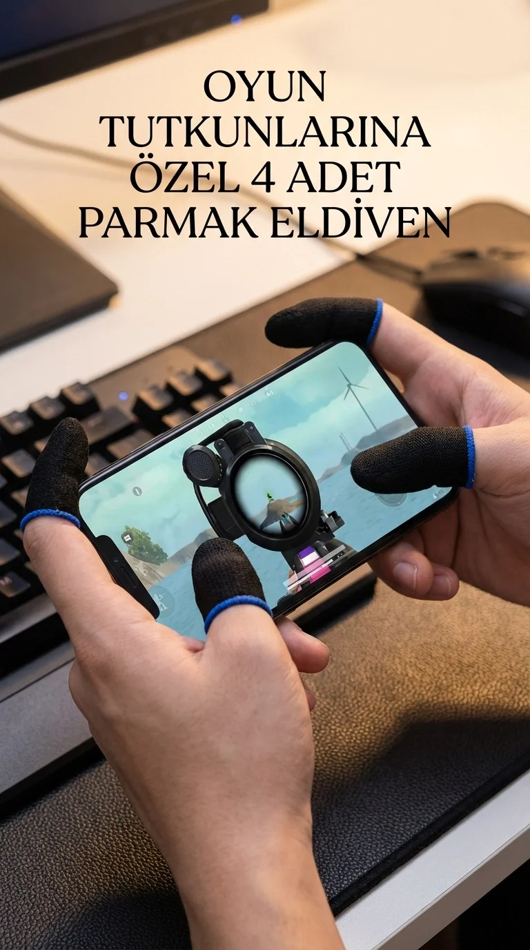 Oyuncu Eldiveni Ergonomik Hassasiyet Dayanıklı Tasarım Kontrol Ra