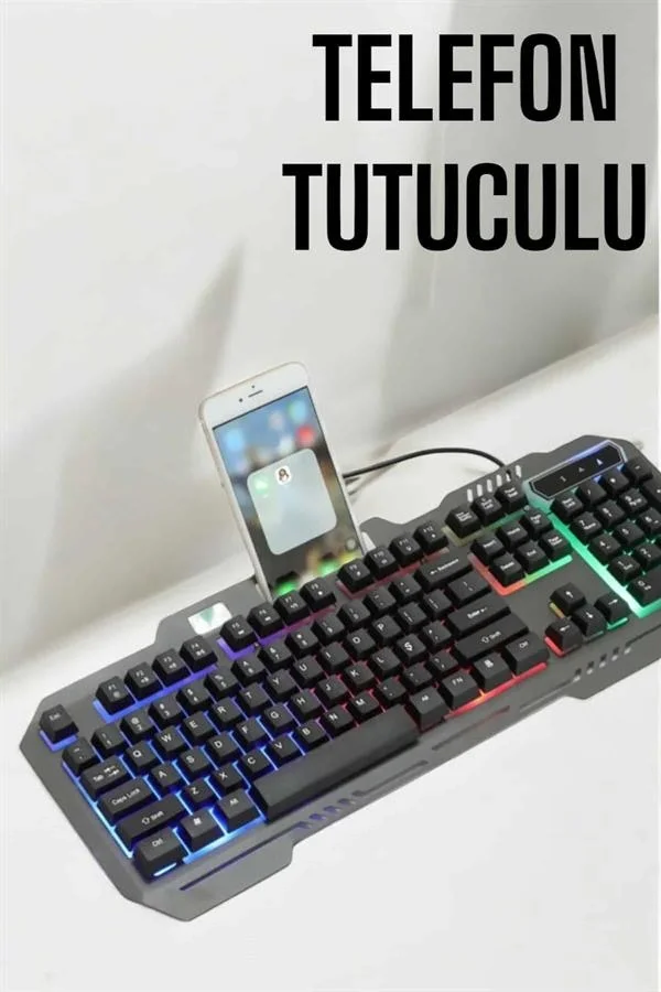 Oyuncu Klavyesi Q Klavye RGB Işıklı Mouse Hediyeli Fiyatı, Yorumları ve Özellikleri