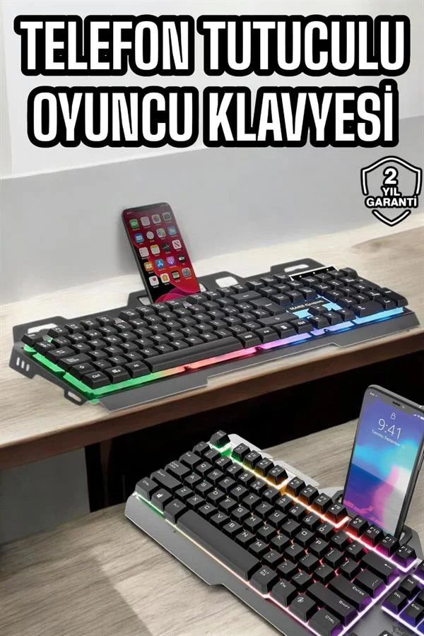Oyuncu Klavyesi Q Klavye RGB Işıklı Mouse Hediyeli Fiyatı, Yorumları ve Özellikleri