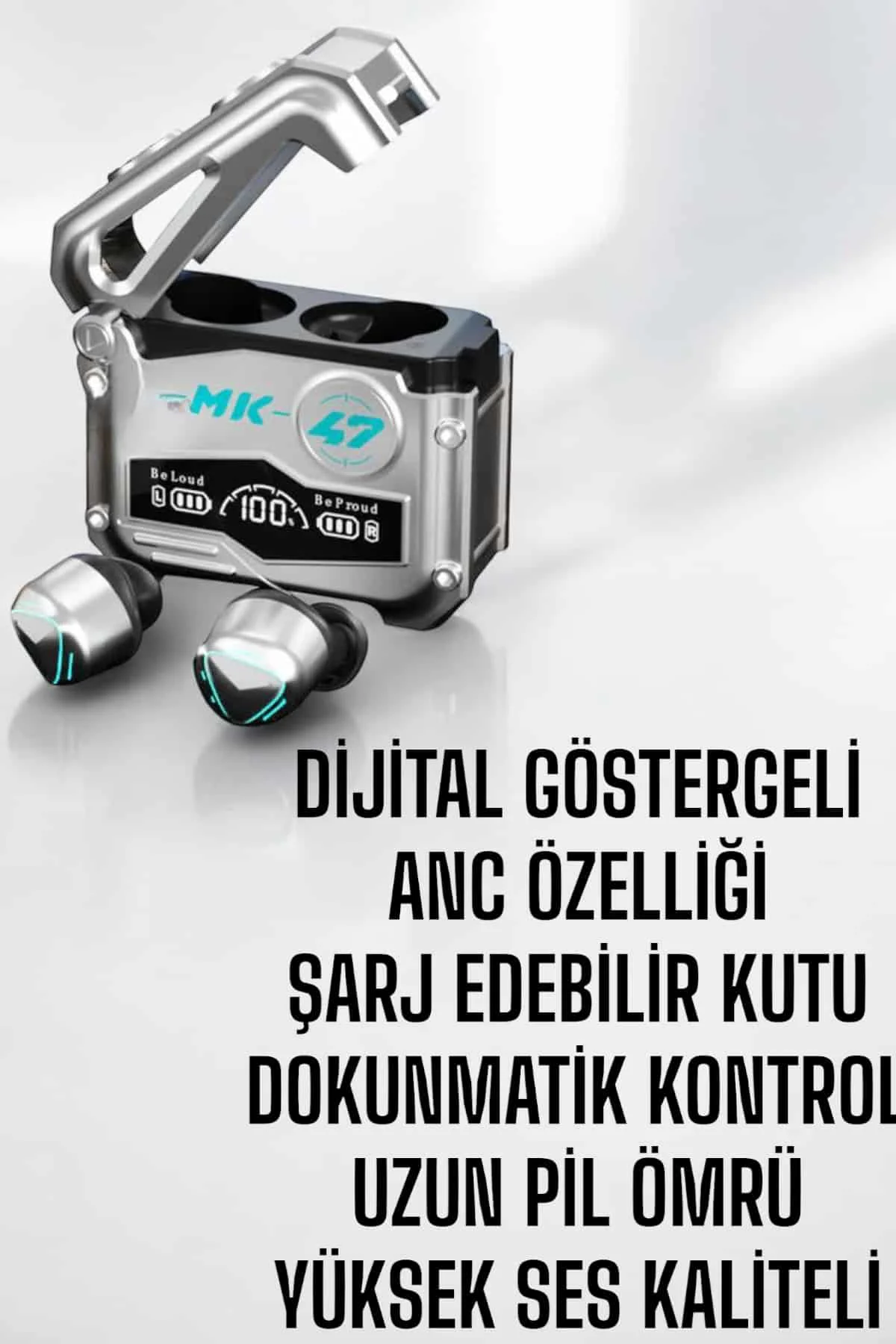 Oyuncu Kulaklığı Bluetooth Bağlantılı ANC Özelliği 5.0 Bluetooth Oyuncu Kulaklığı Bluetooth Bağlantılı ANC Özelliği 5.0 Bluetooth