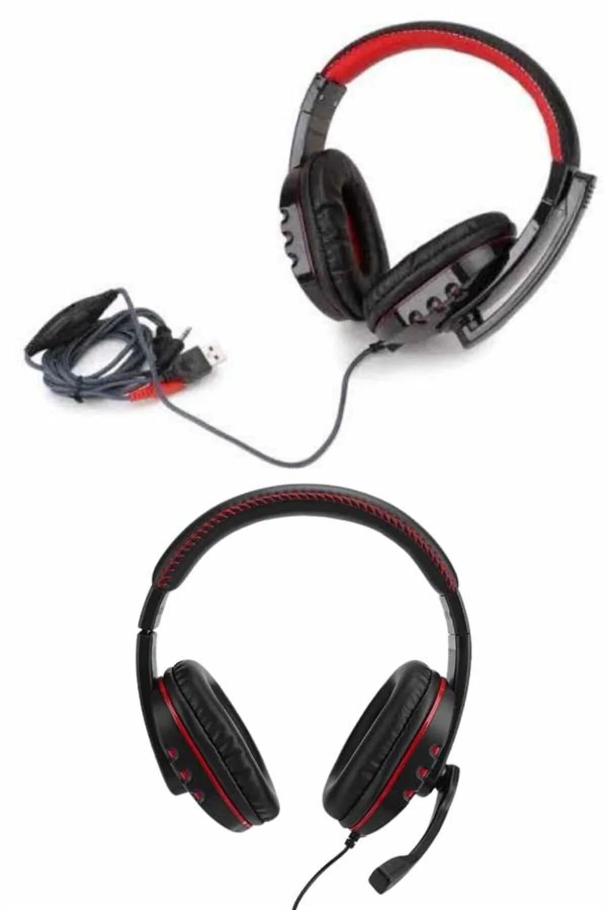 Oyuncu Kulaklığı Kulak Üstü Kablolu Gaming Kulaklık Mikrofonlu AN