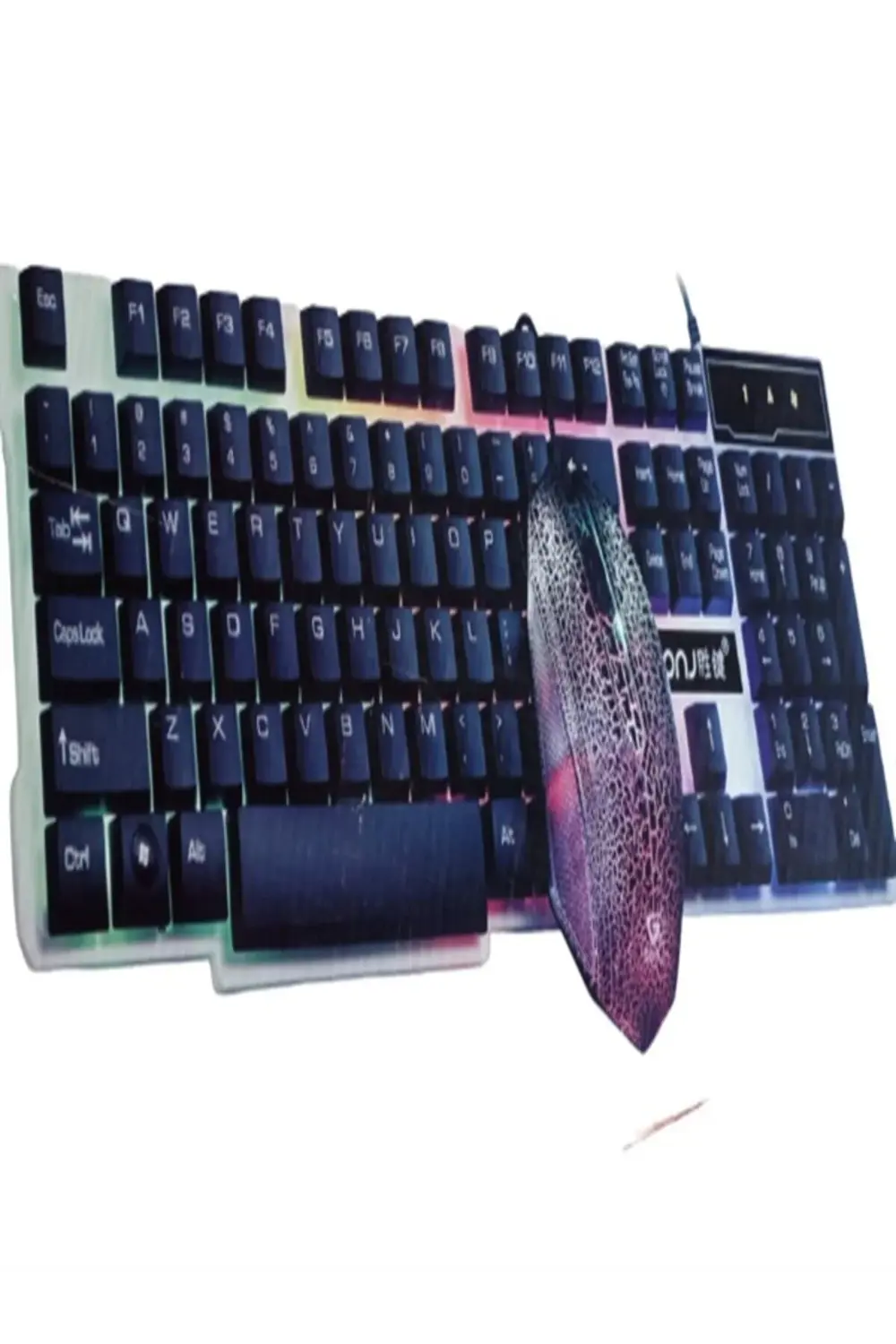 OYUNCU LED IŞIKLI KLAVYESİ VE MOUSE