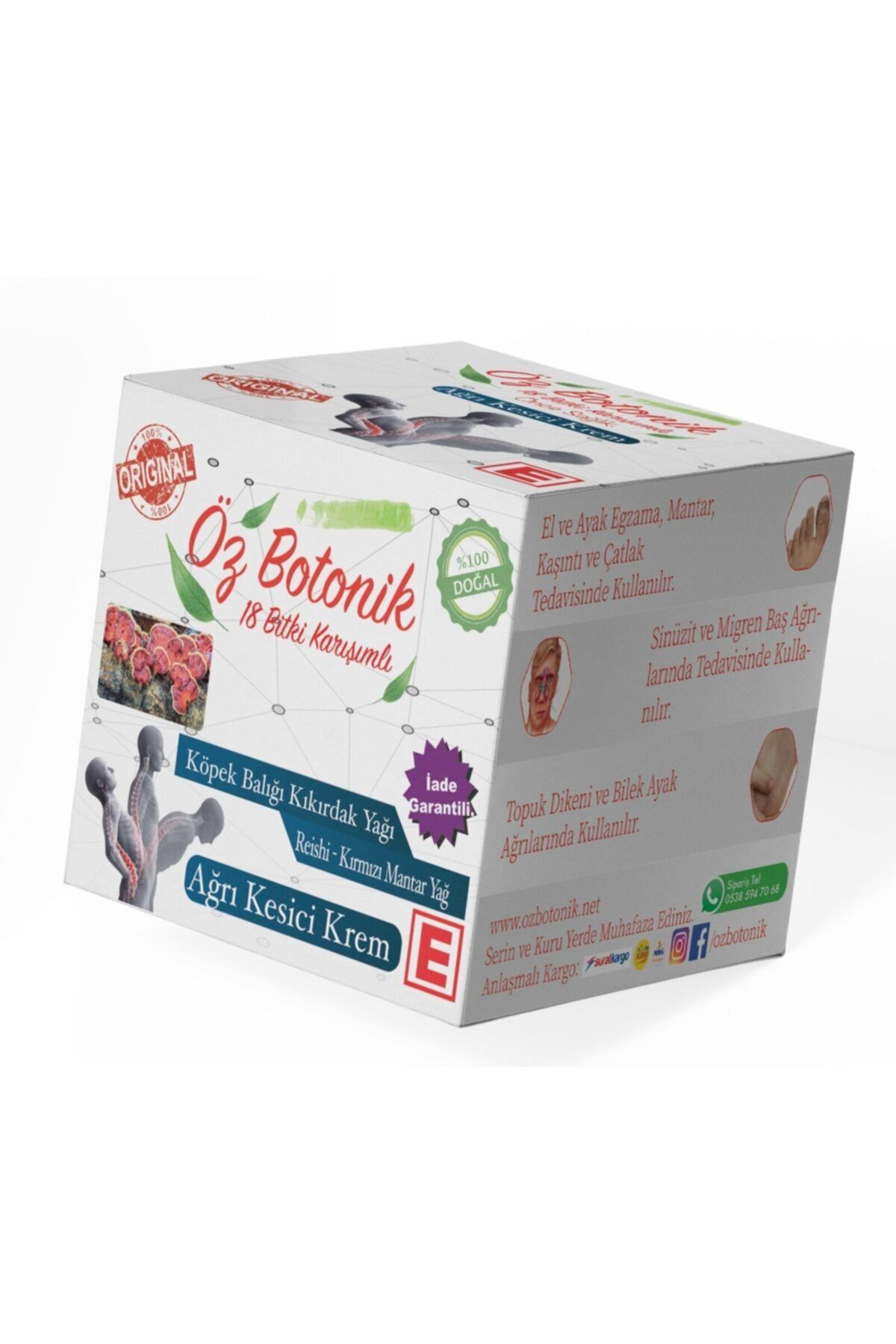 Öz Butik Öz Botonik 18 Bitki Karışımlı Krem 200 Ml