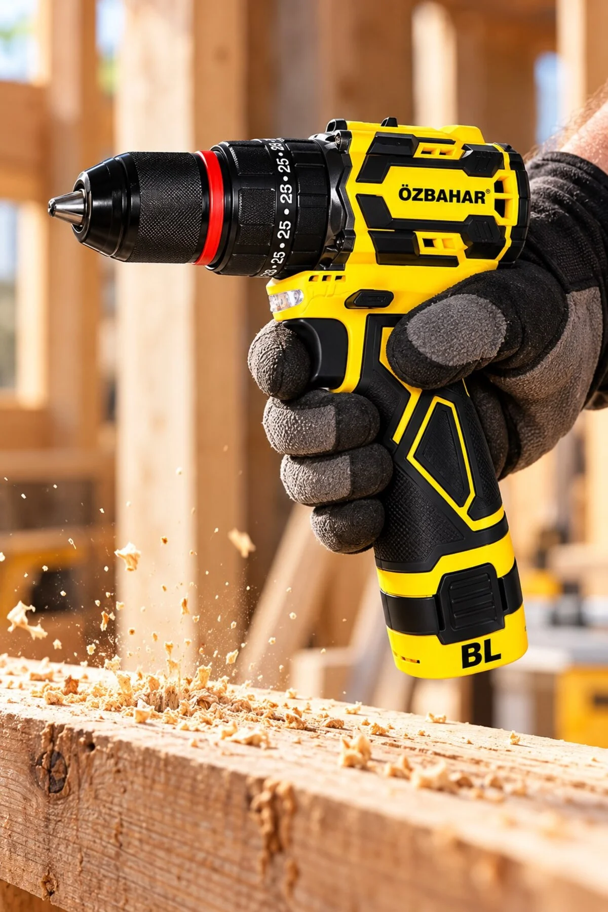 OZB9013 16,8V Kömürsüz Akülü Darbeli Matkap – Çift Akülü, 2 Hızlı - Görsel 4