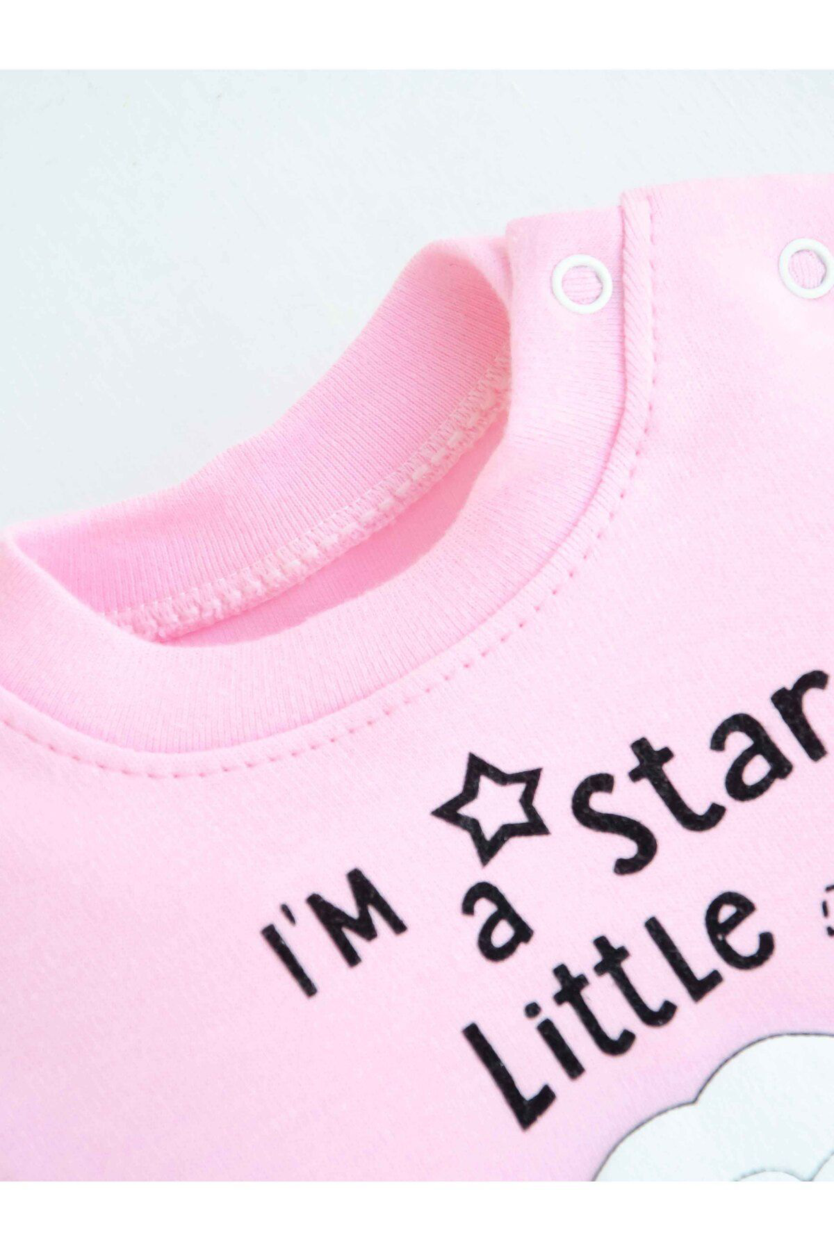 Oz Baby Ozbaby Kuzulu Kabartma Baskılı Bebek Takımları 6-18 Ay