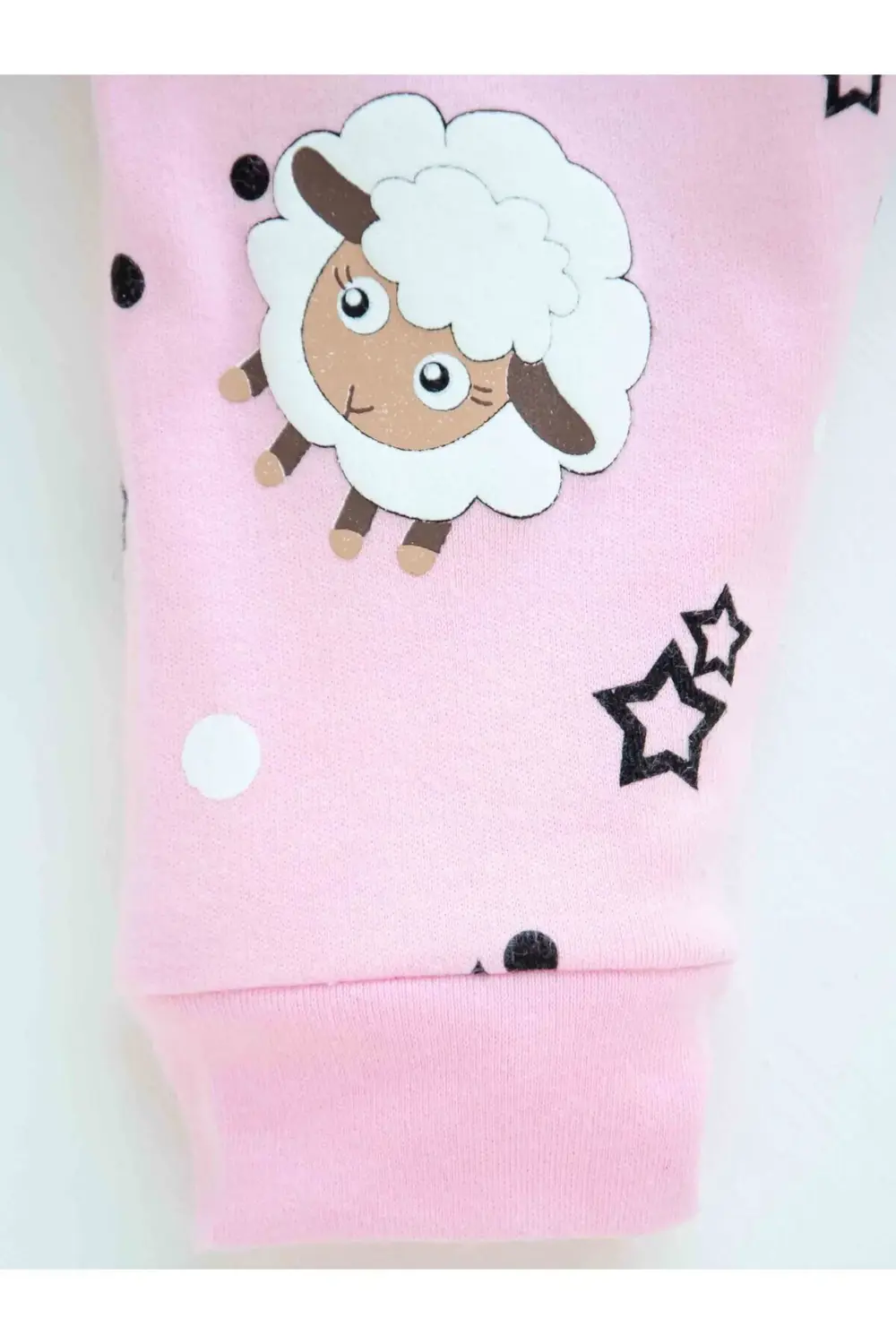 Ozbaby Kuzulu Kabartma Baskılı Bebek Takımları 6-18 Ay