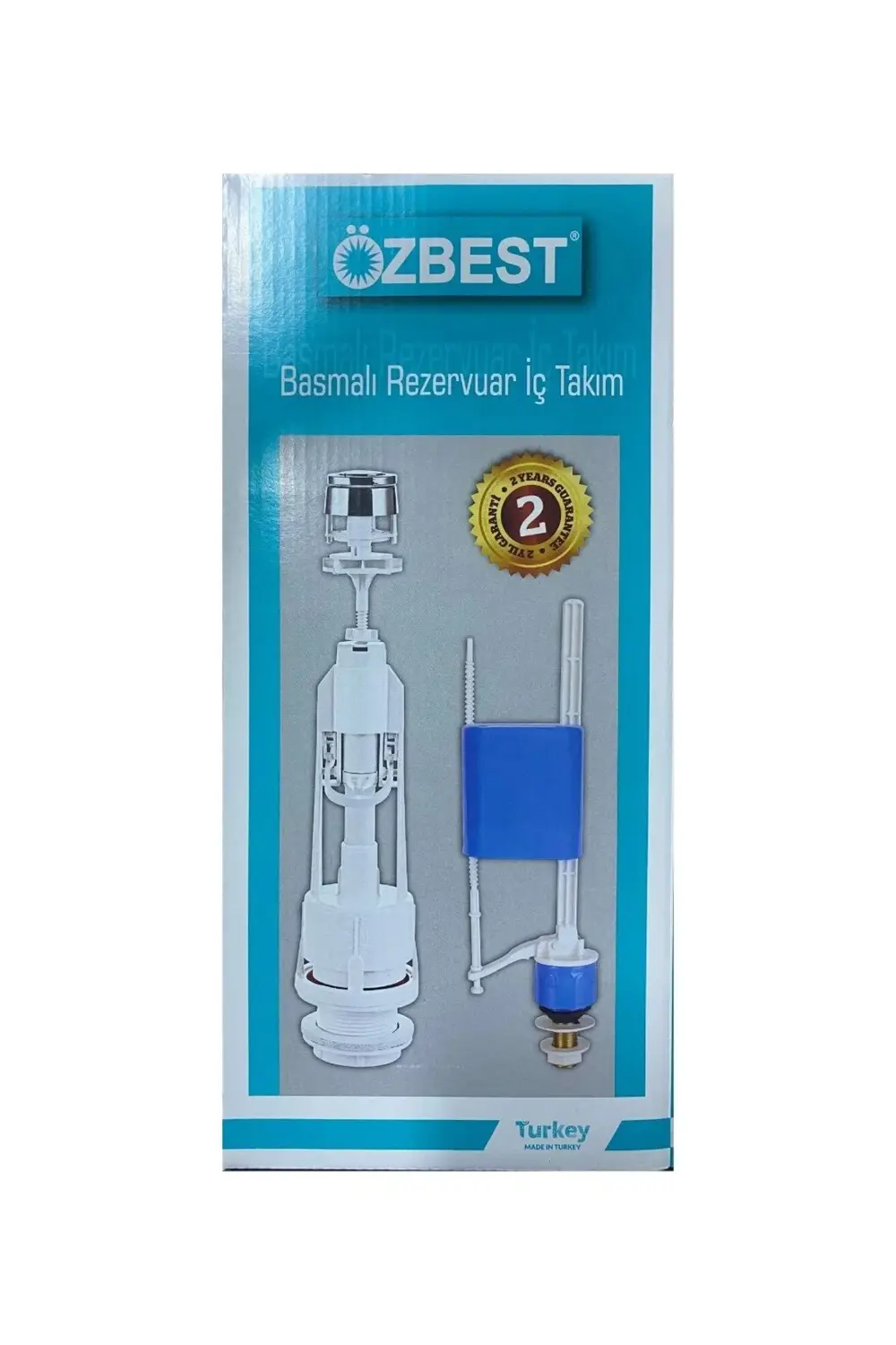 Özbest Su Tasarruflu Basmalı Klozet Rezervuar İç Takımı - Uyumlu