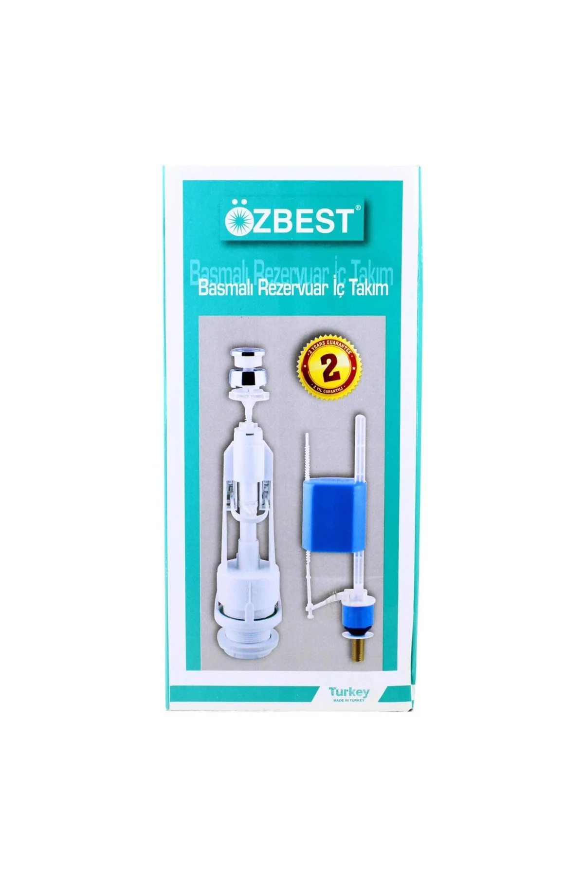 Özbest Su Tasarruflu Basmalı Klozet Rezervuar İç Takımı - Uyumlu 